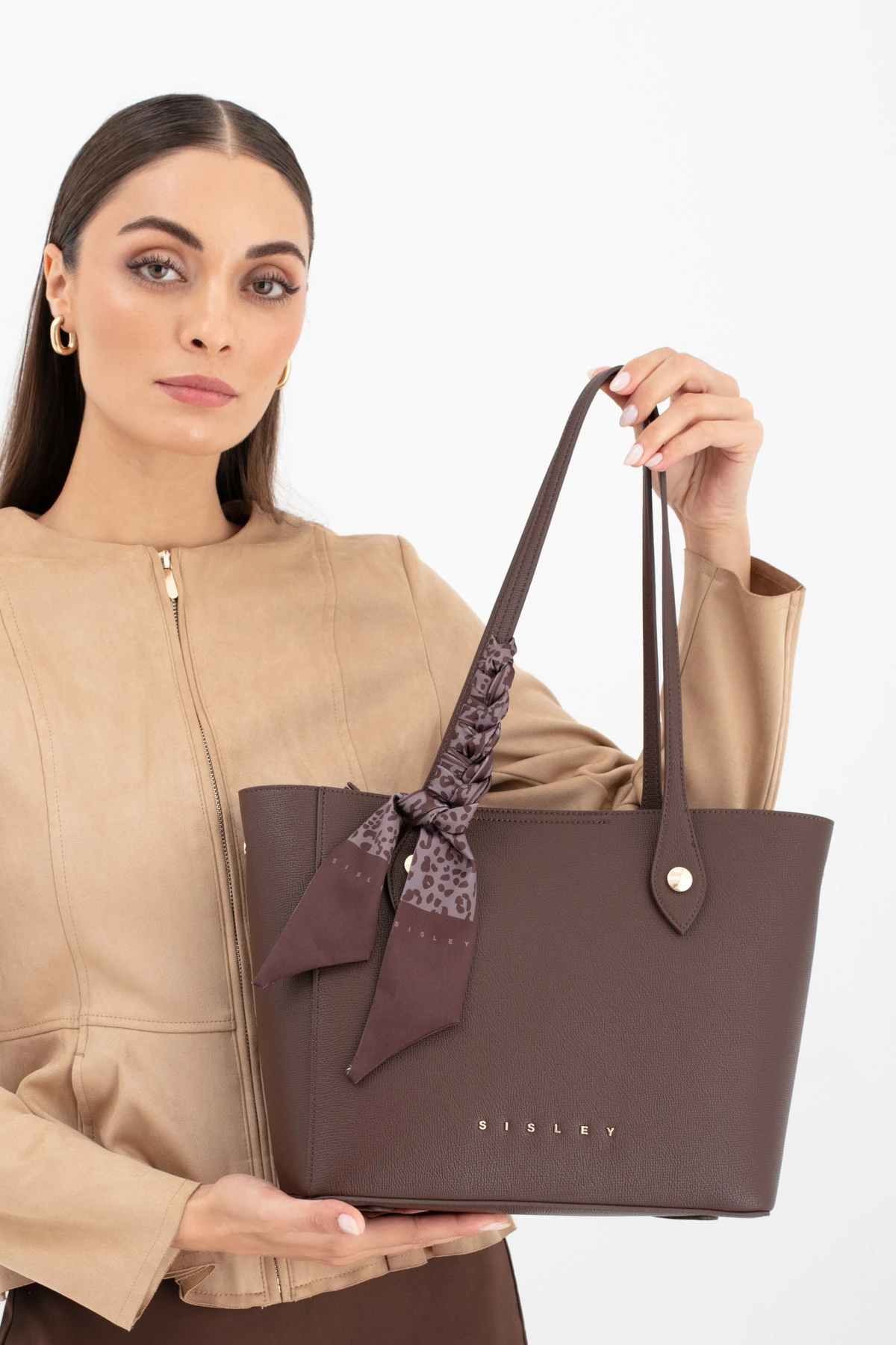 KADIN KOL ÇANTASI KAHVE-BORDO SLY284