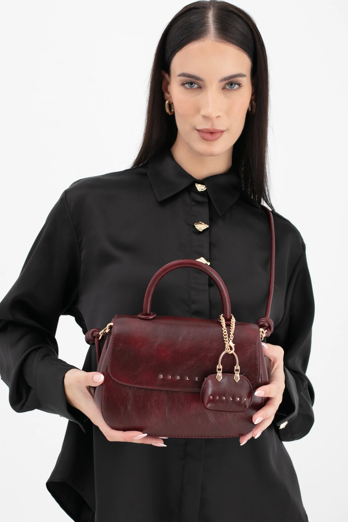 KADIN KOL ÇANTASI BORDO SLY235