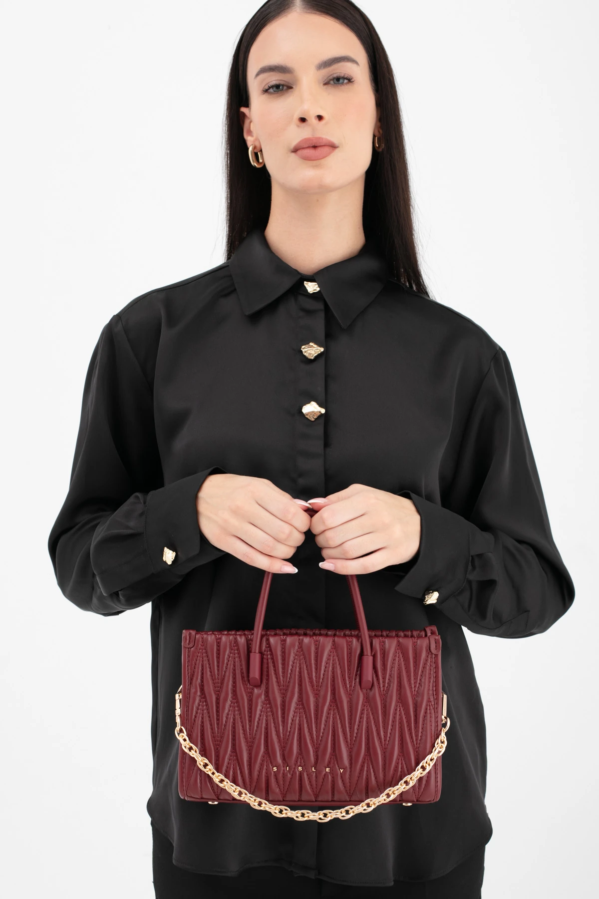 KADIN KOL ÇANTASI BORDO SLY231