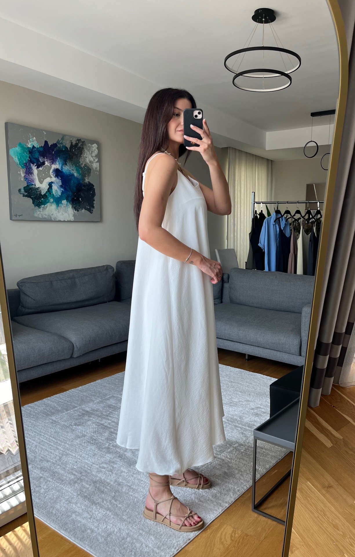 İp Askılı Elbise 