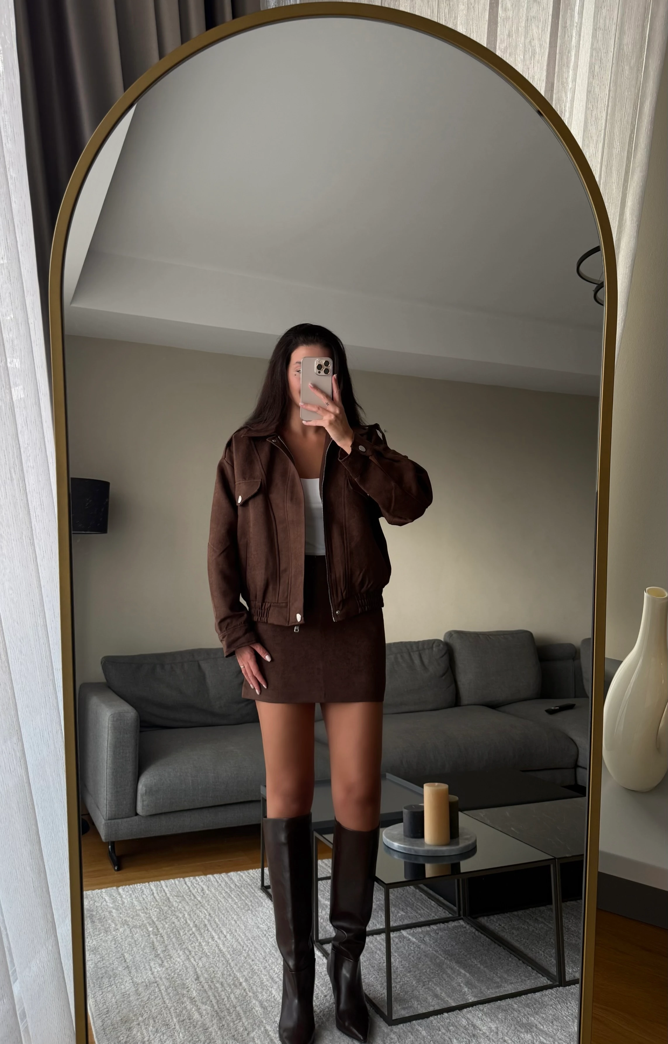 Acı Kahve Premium Süet Takım 