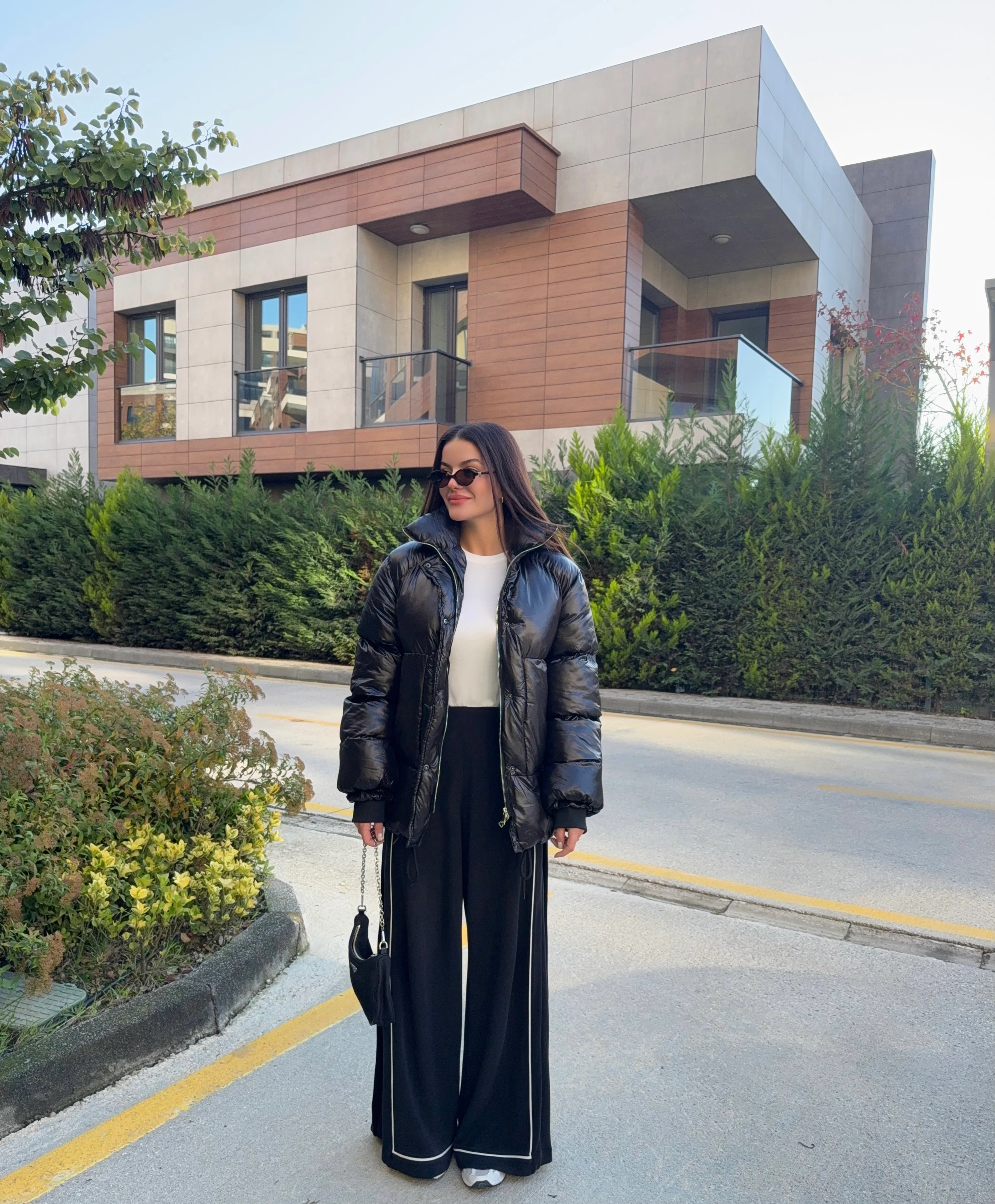 Premium Uzun Şişme Mont 