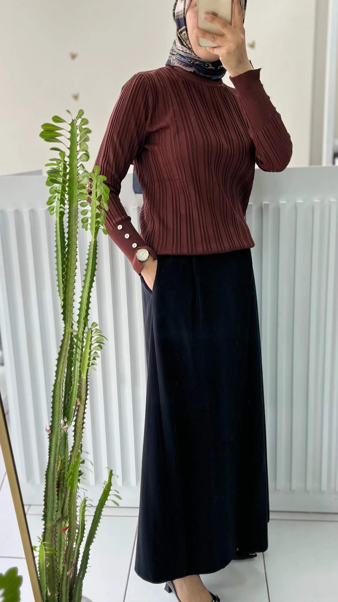 Pantolon görünümlü etek