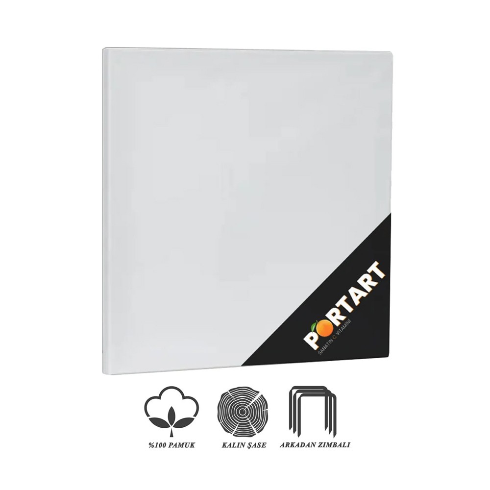 PORTART Tuval %100 Pamuk 20x20 cm 1 Adet