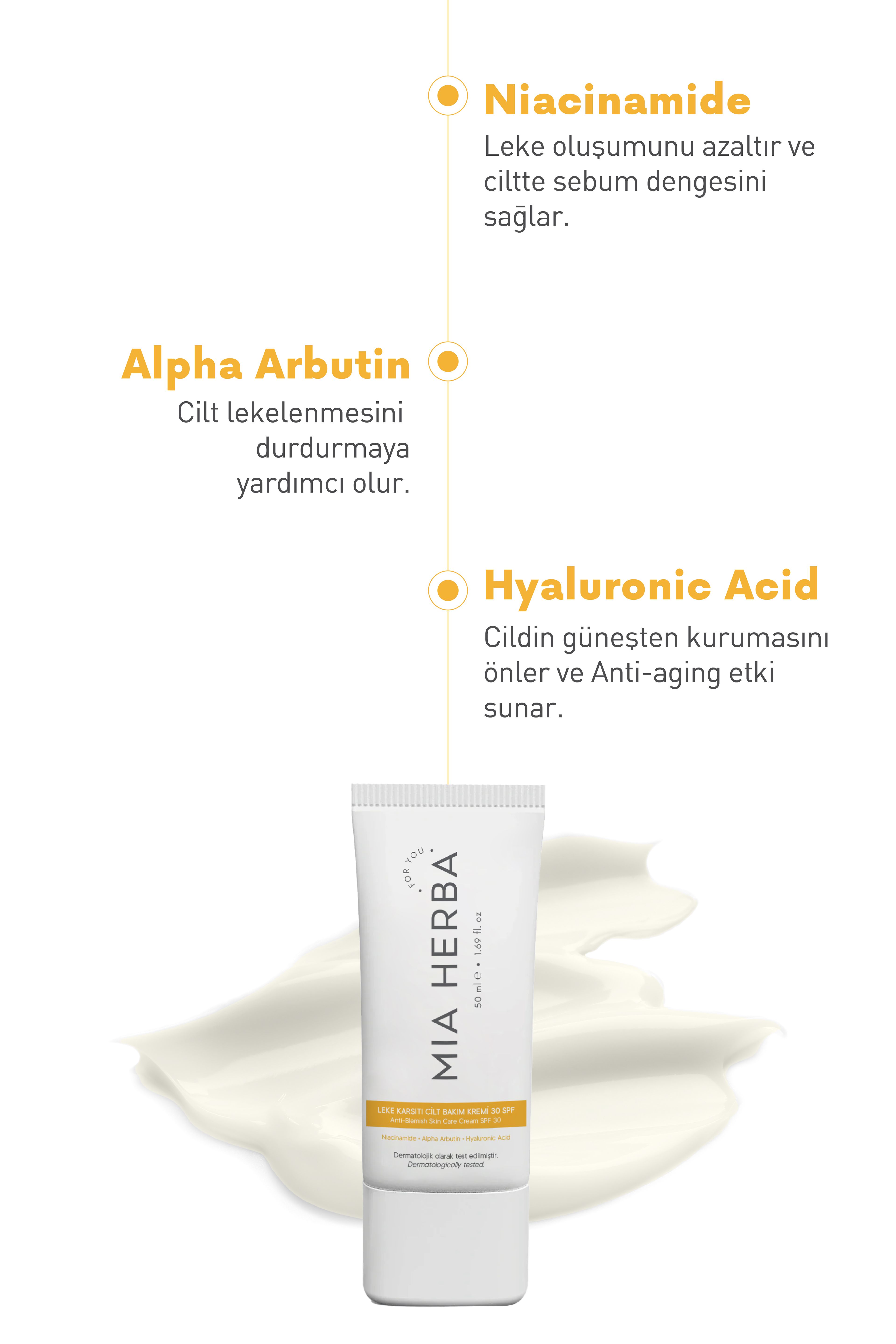 Leke Karşıtı Cilt Bakım Kremi 30 SPF 50ml