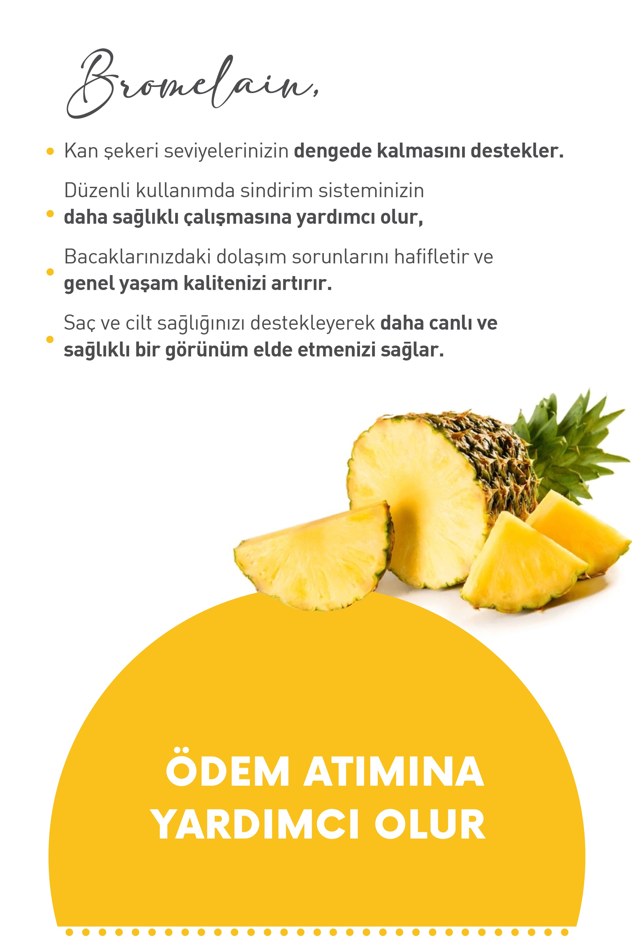 Bromelain 60 Kapsül