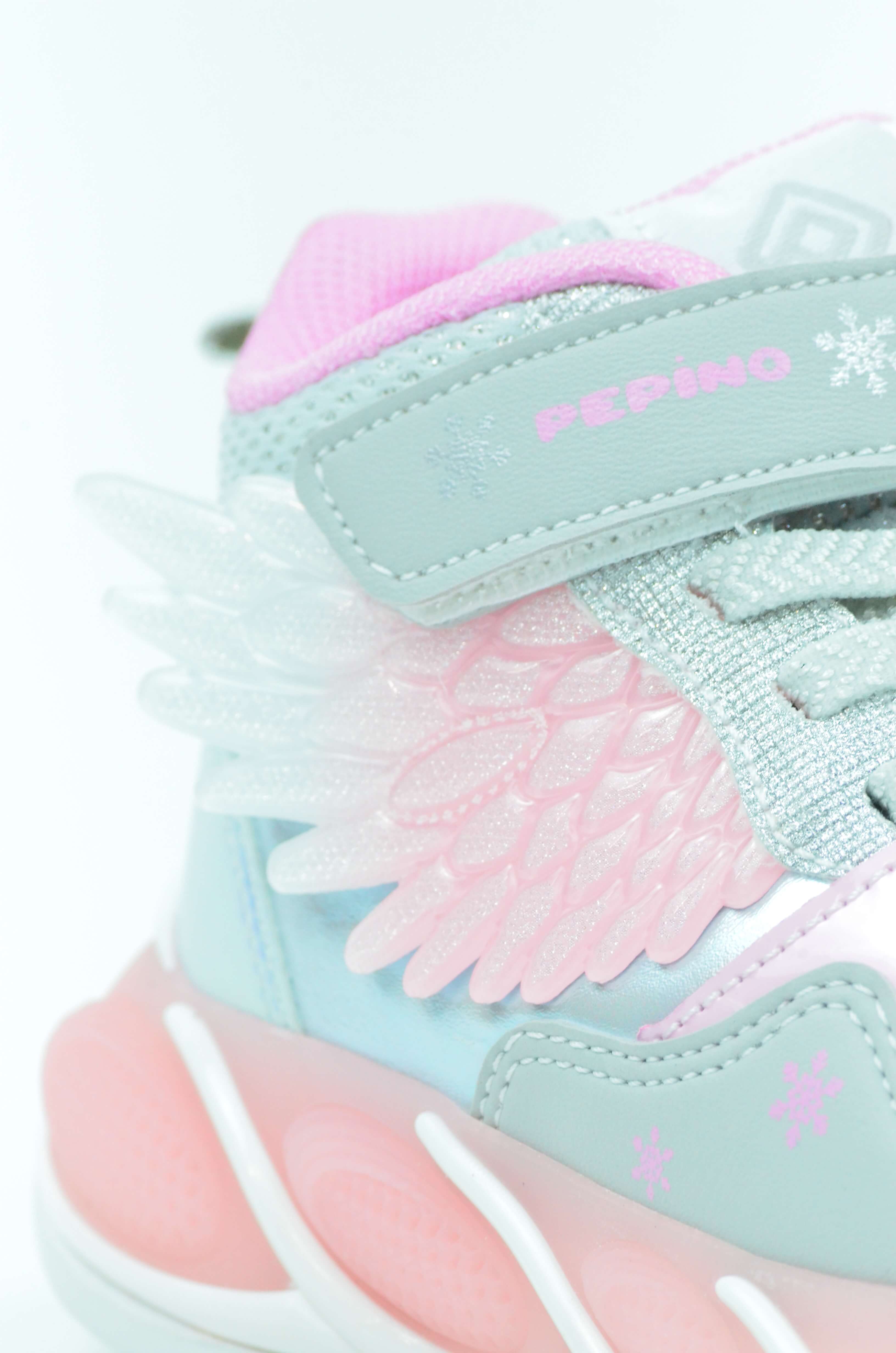 Pepino Melek Kanadı Detaylı Işıklı Patik Çocuk Spor Bot