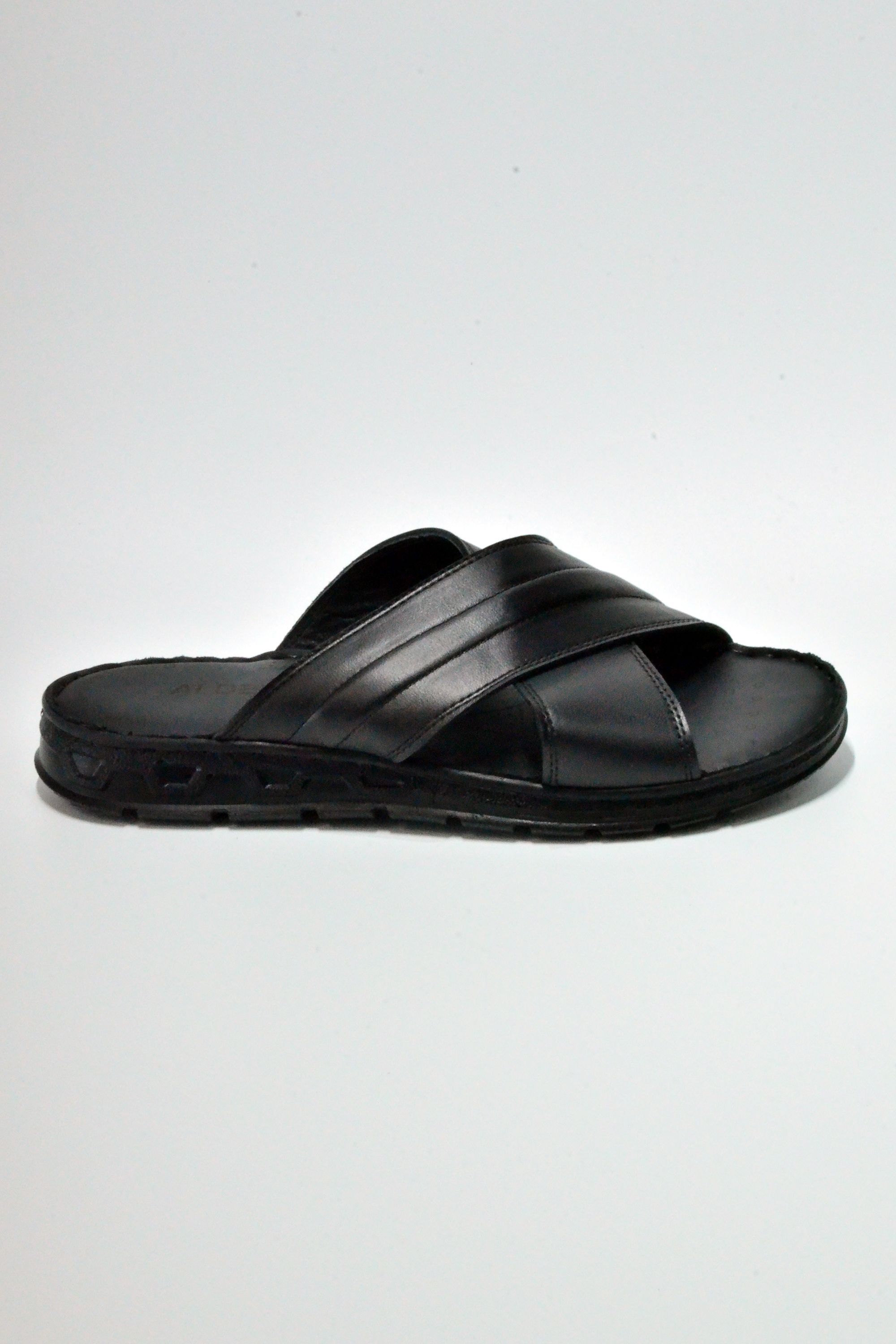 Fast Brand Comfort Cilt Çapraz Bant Günlük Terlik FBC2025T350