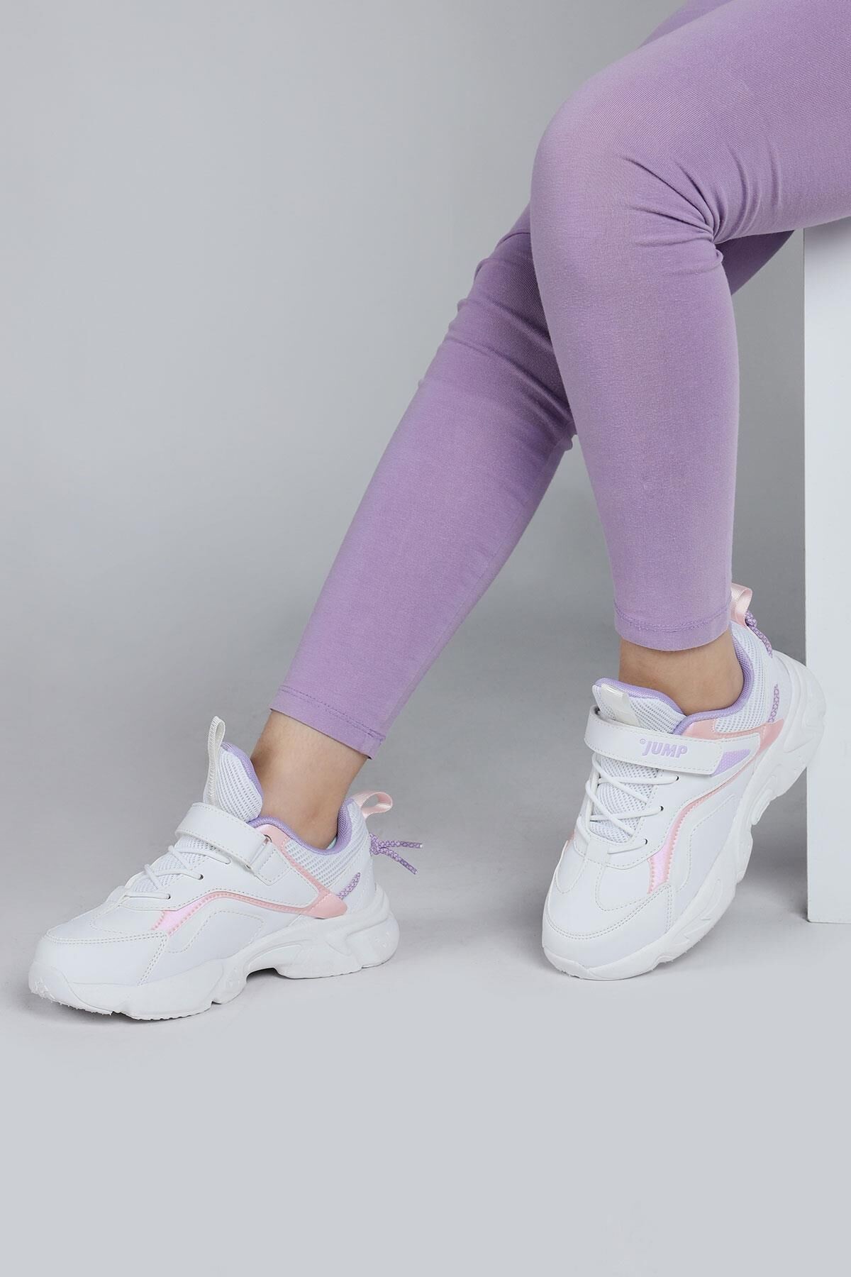 29605 Filet Spor Ayakkabı Beyaz-Pembe