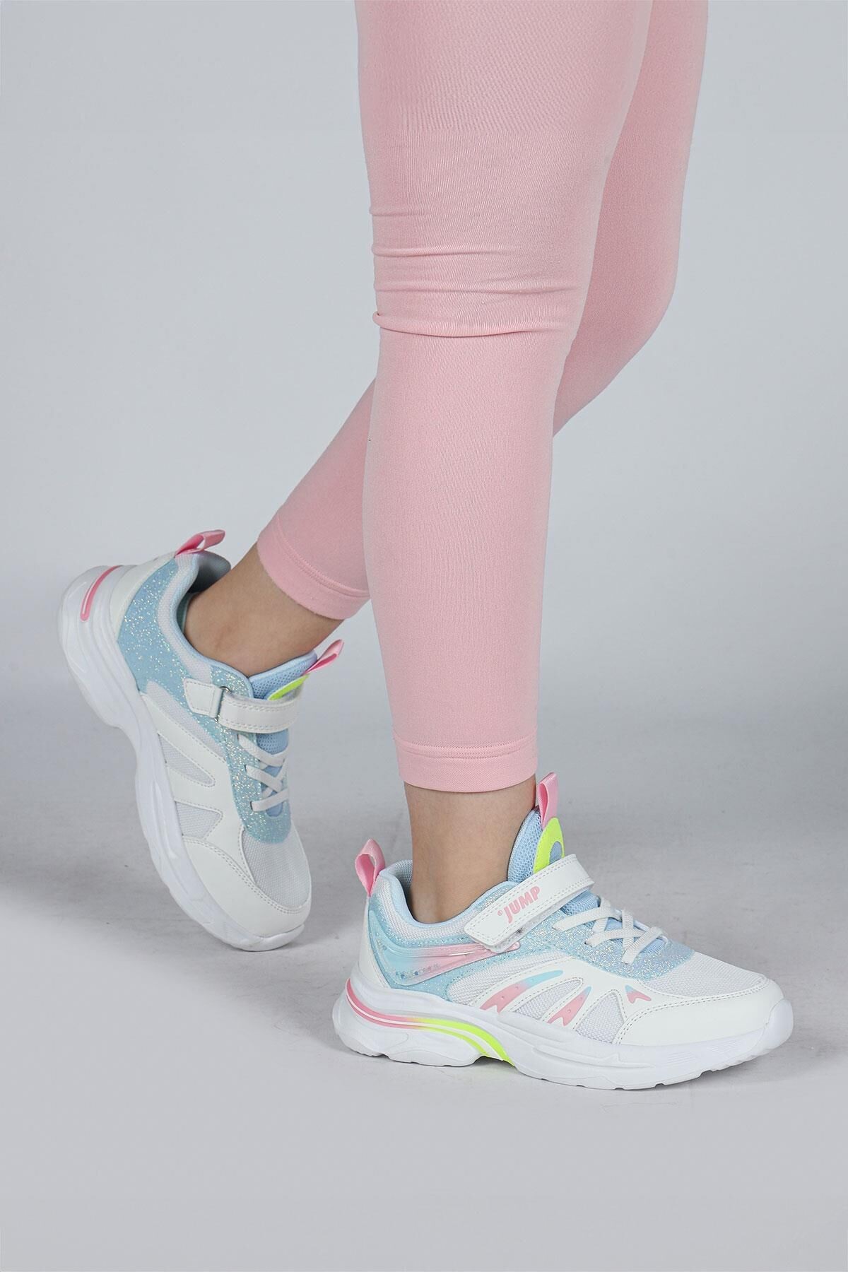 30053 Filet Spor Ayakkabı Beyaz-Pembe
