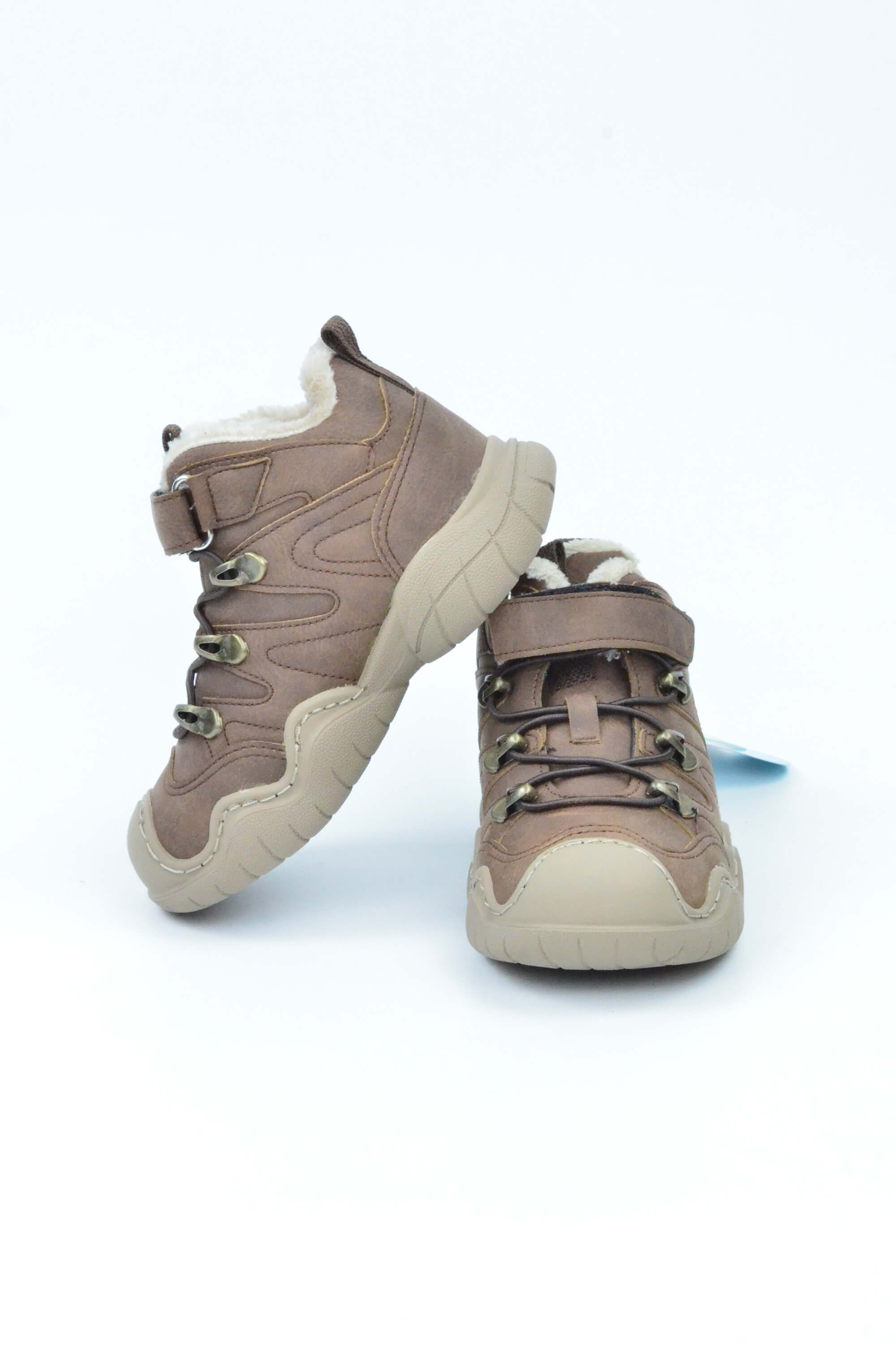 Pepino Lastikli Cırtlı İçi Polarlı Dalga Desen Patik Çocuk Bot