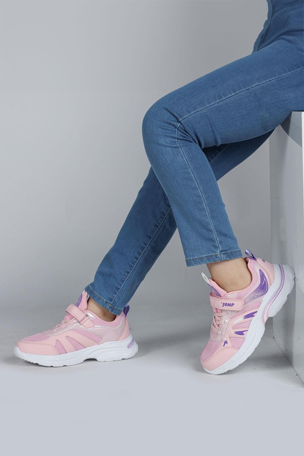 30053 Filet Spor Ayakkabı Pembe-Mor