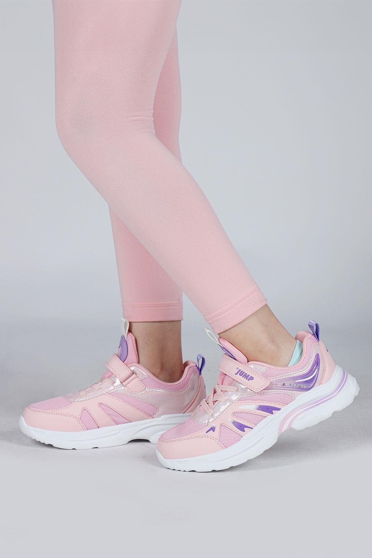 30053 Filet Spor Ayakkabı Pembe-Mor