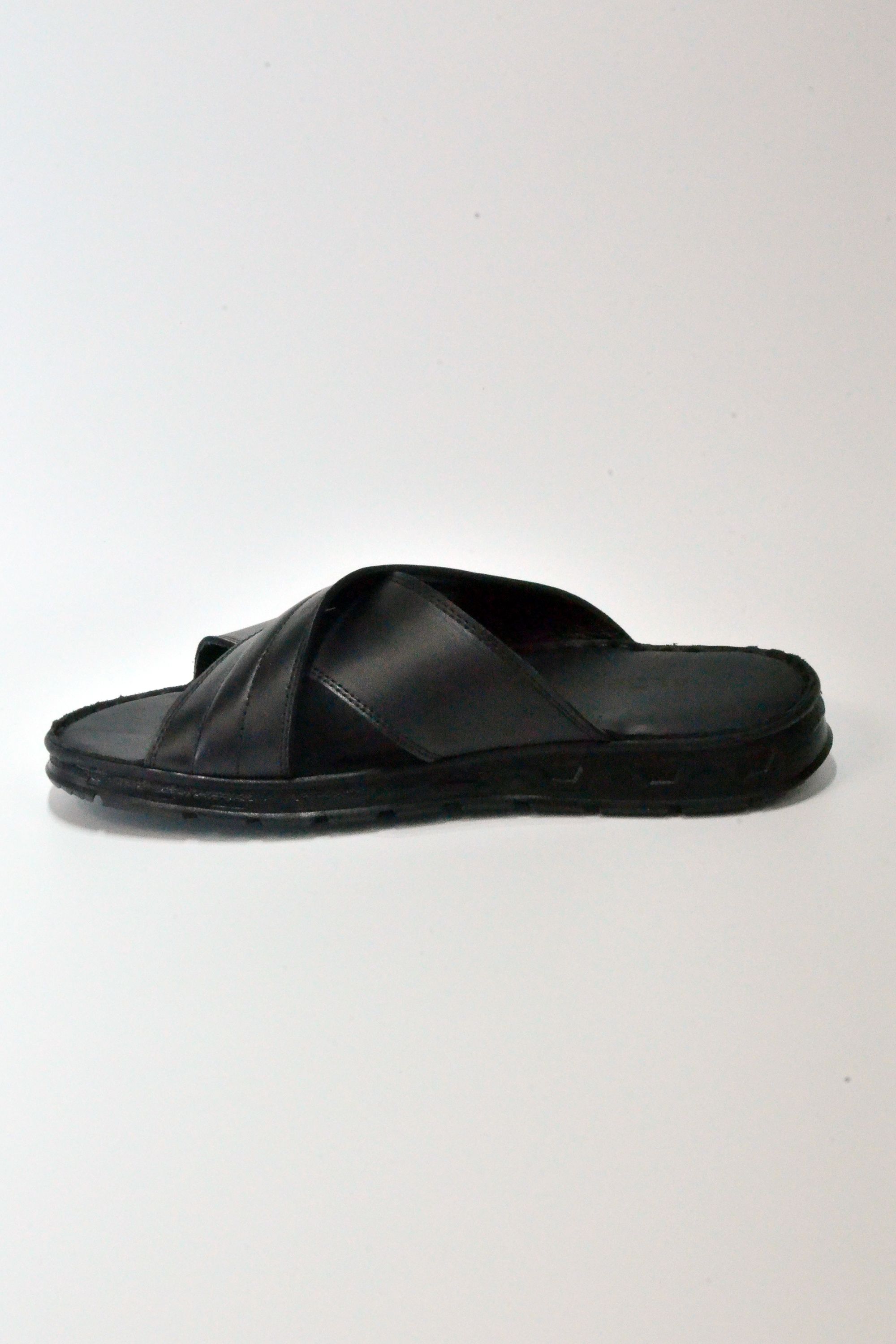 Fast Brand Comfort Cilt Çapraz Bant Günlük Terlik FBC2025T350