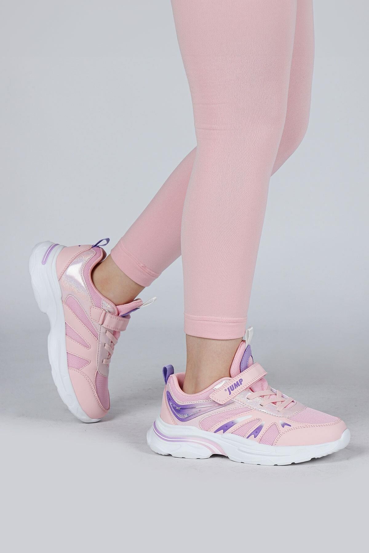 30053 Filet Spor Ayakkabı Pembe-Mor