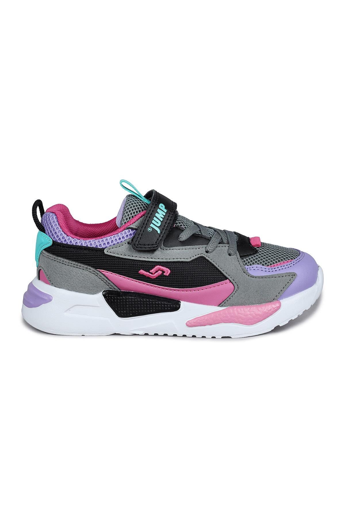 30058 Patik Spor Ayakkabı Gri-Mor