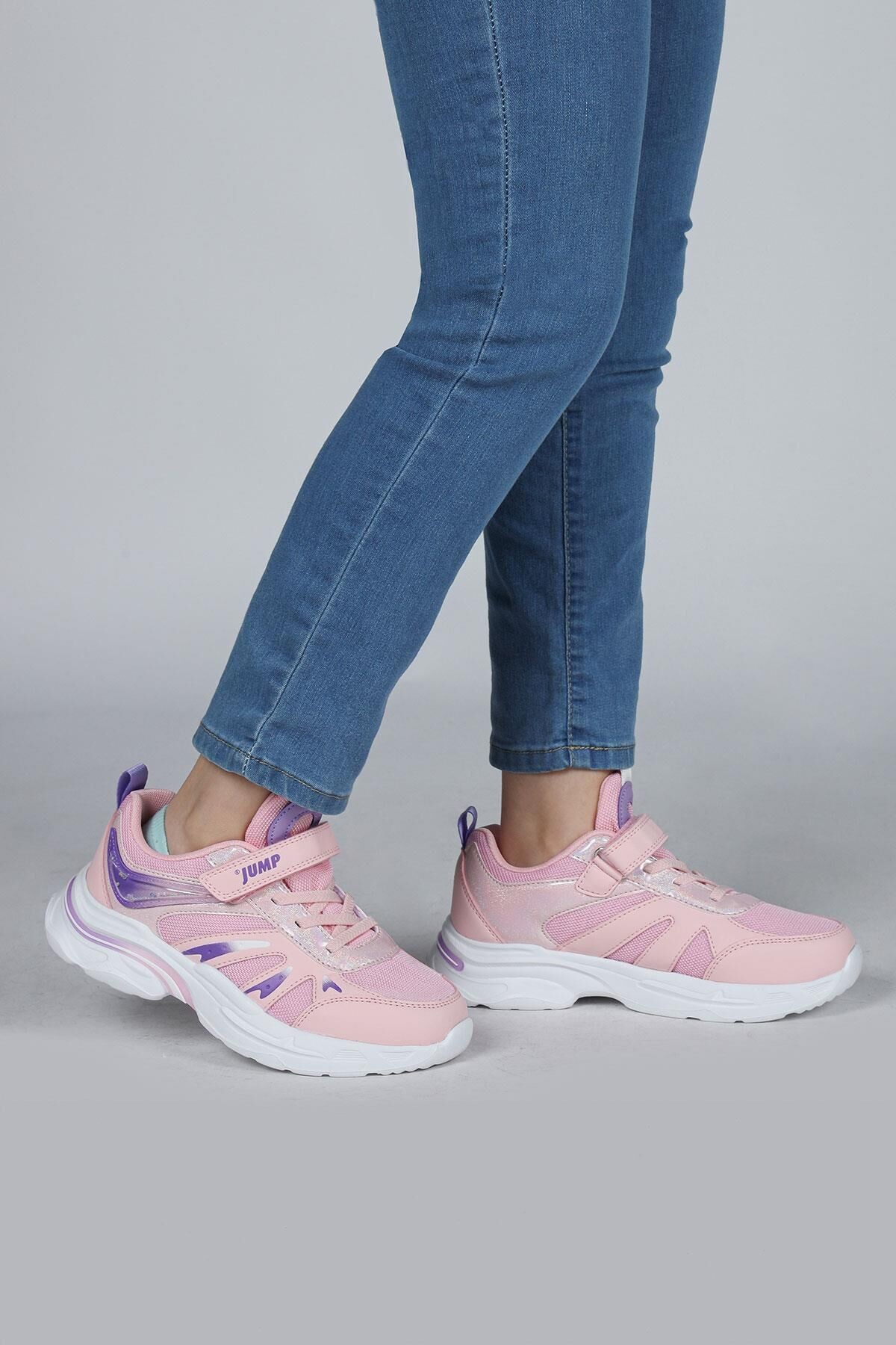 30053 Filet Spor Ayakkabı Pembe-Mor