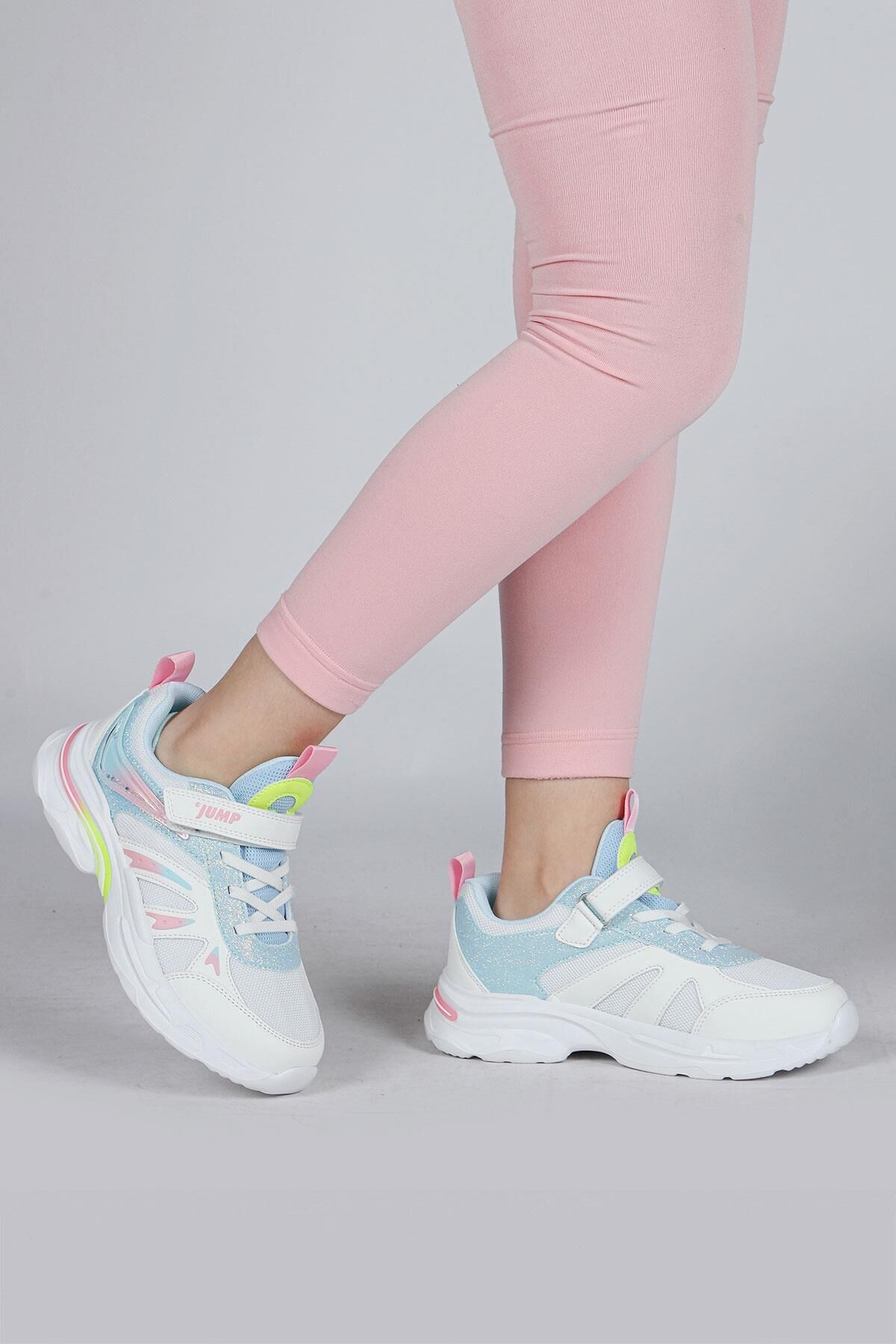 30053 Filet Spor Ayakkabı Beyaz-Pembe