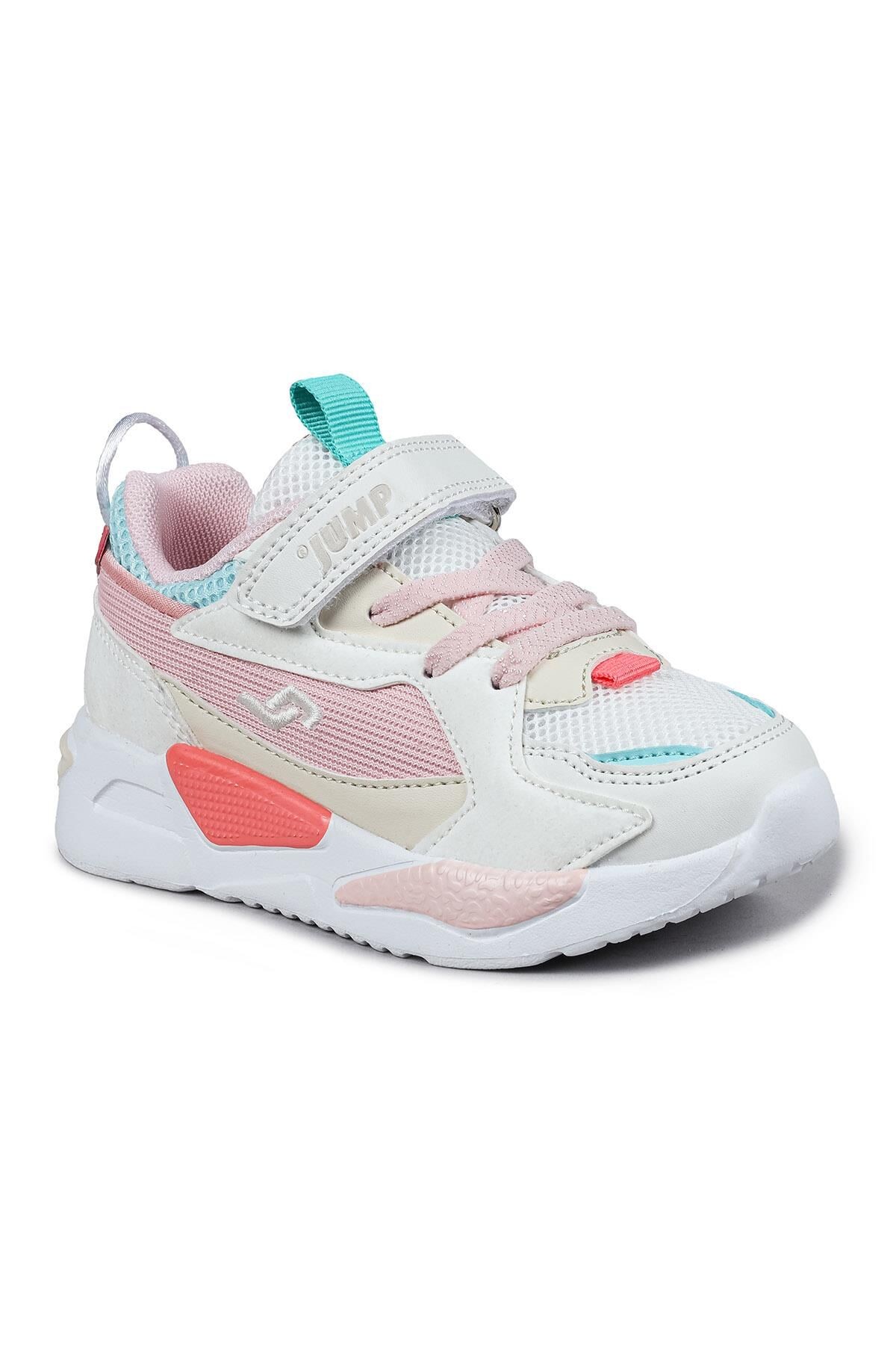 30058 Patik Spor Ayakkabı Bej-Pembe