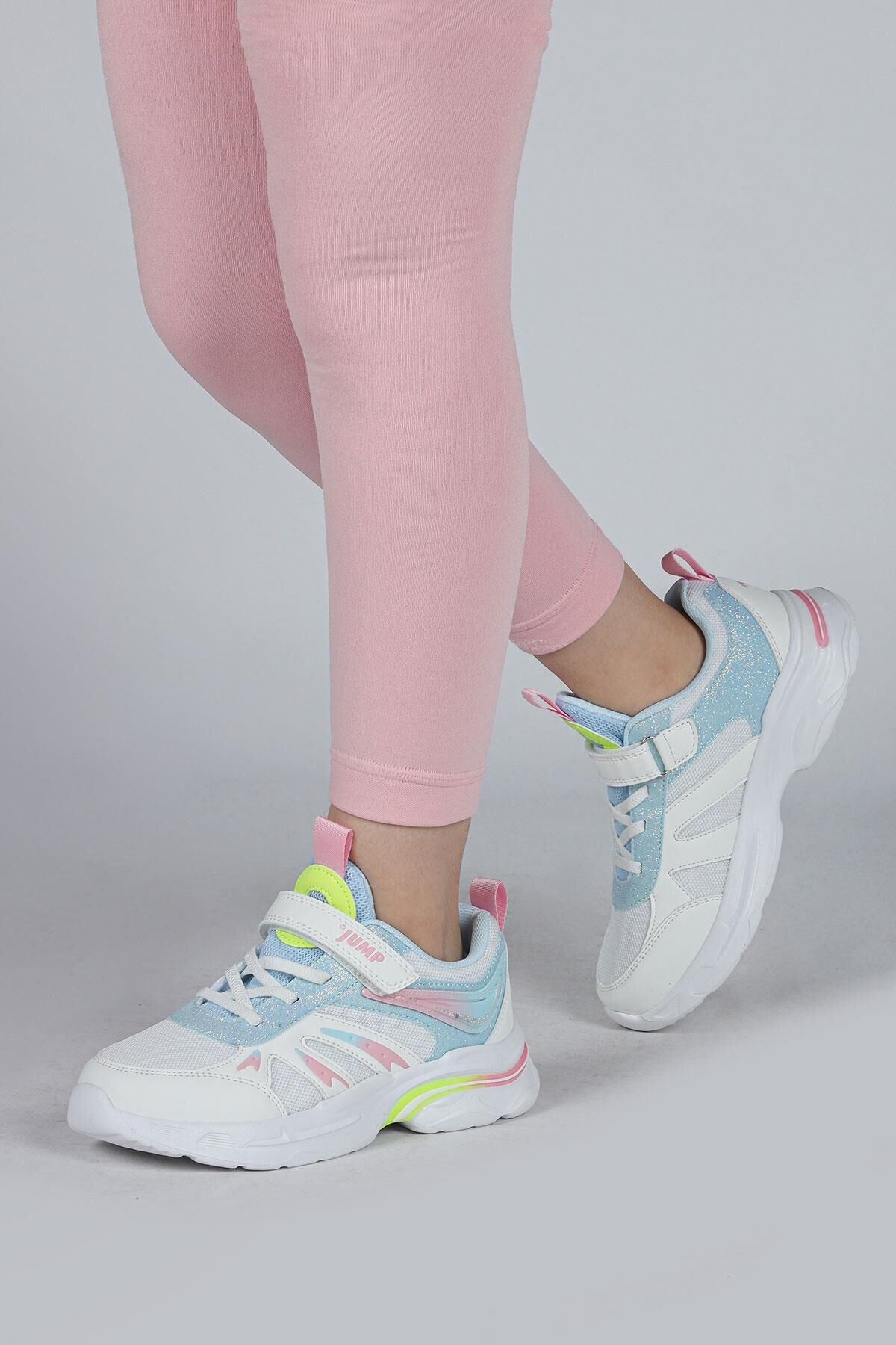 30053 Filet Spor Ayakkabı Beyaz-Pembe