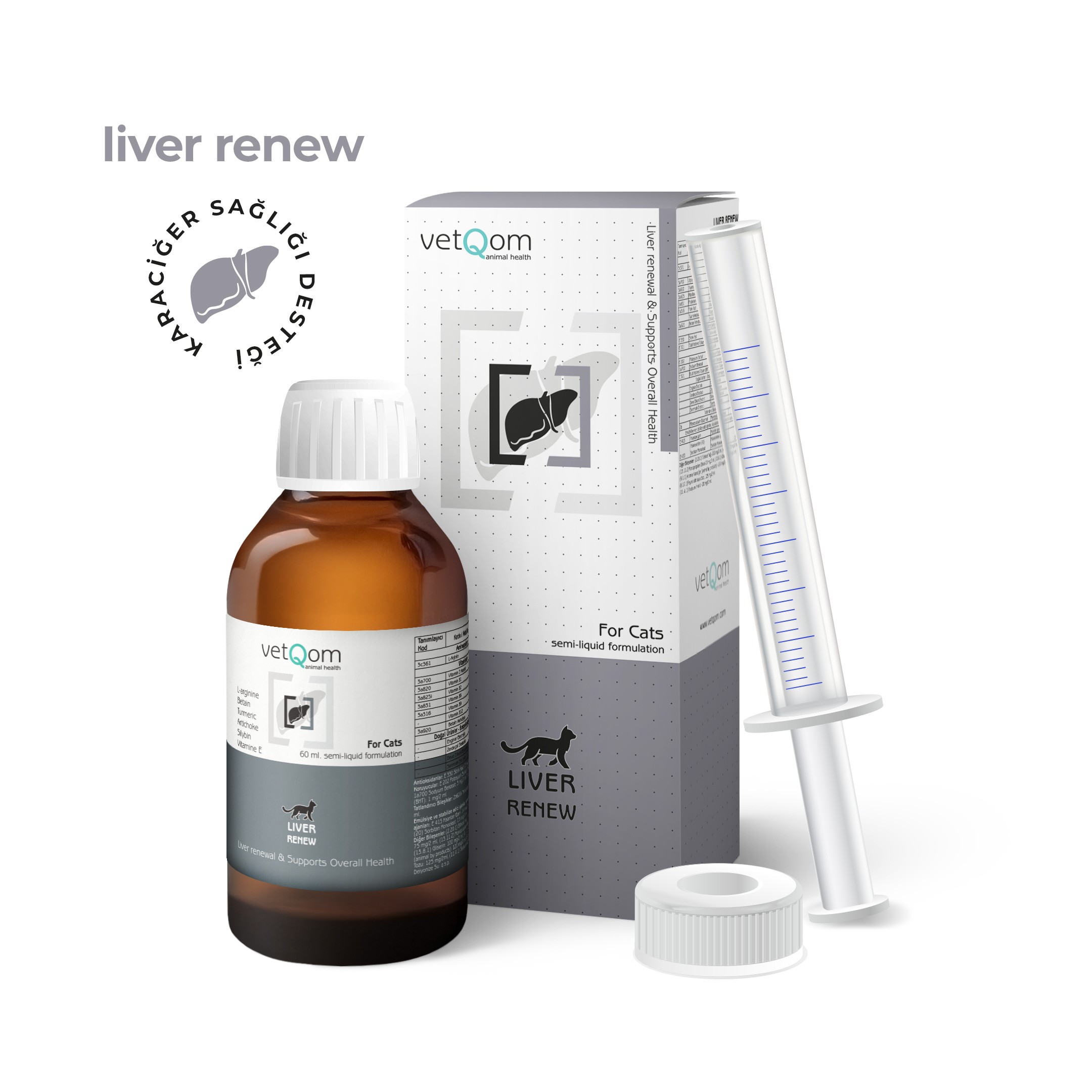 Kedi Liver Renew – Karaciğer Sağlığı – 60 ml.