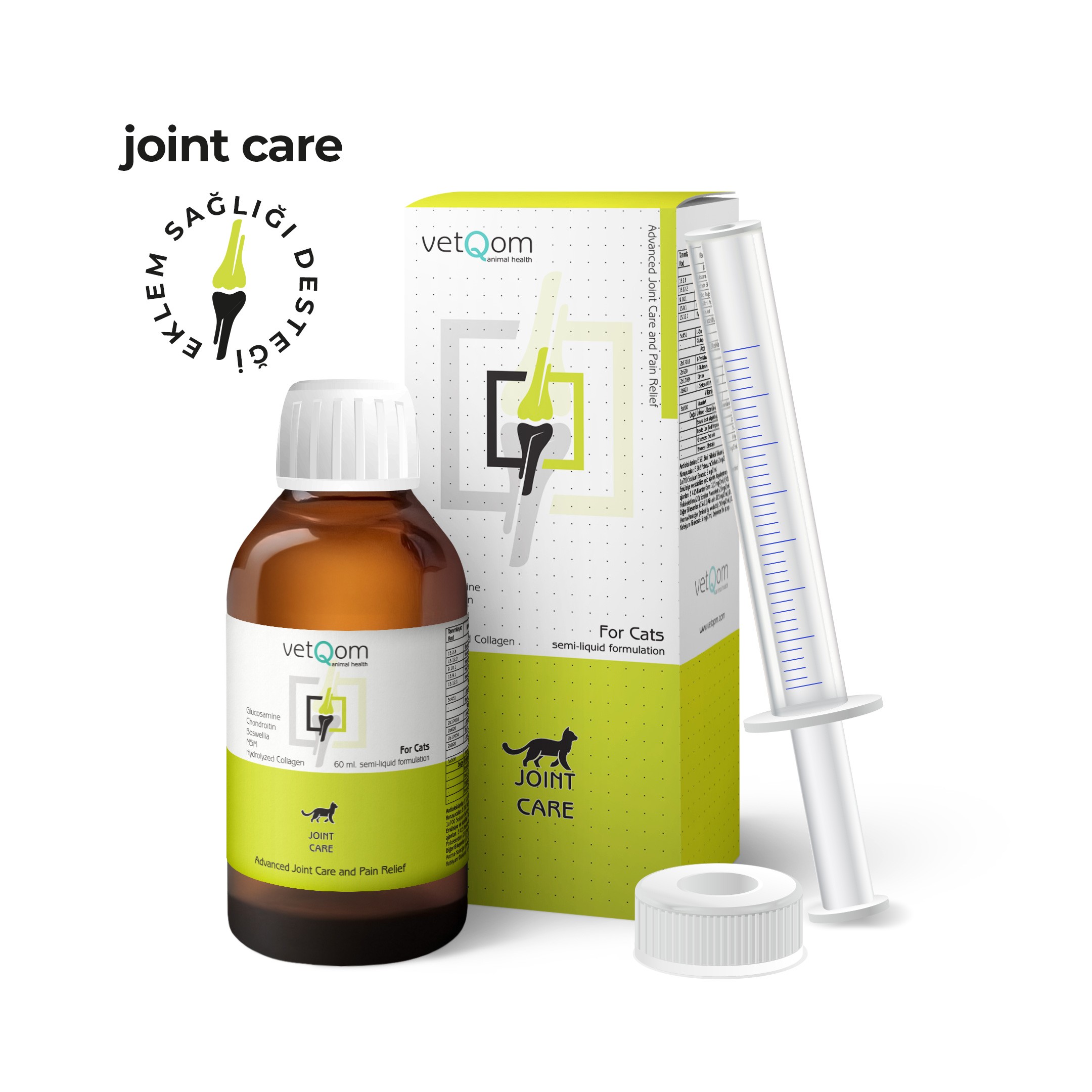 Kedi Joint Care – Eklem Sağlığı – Ağrı Yönetimi – 60 ml.