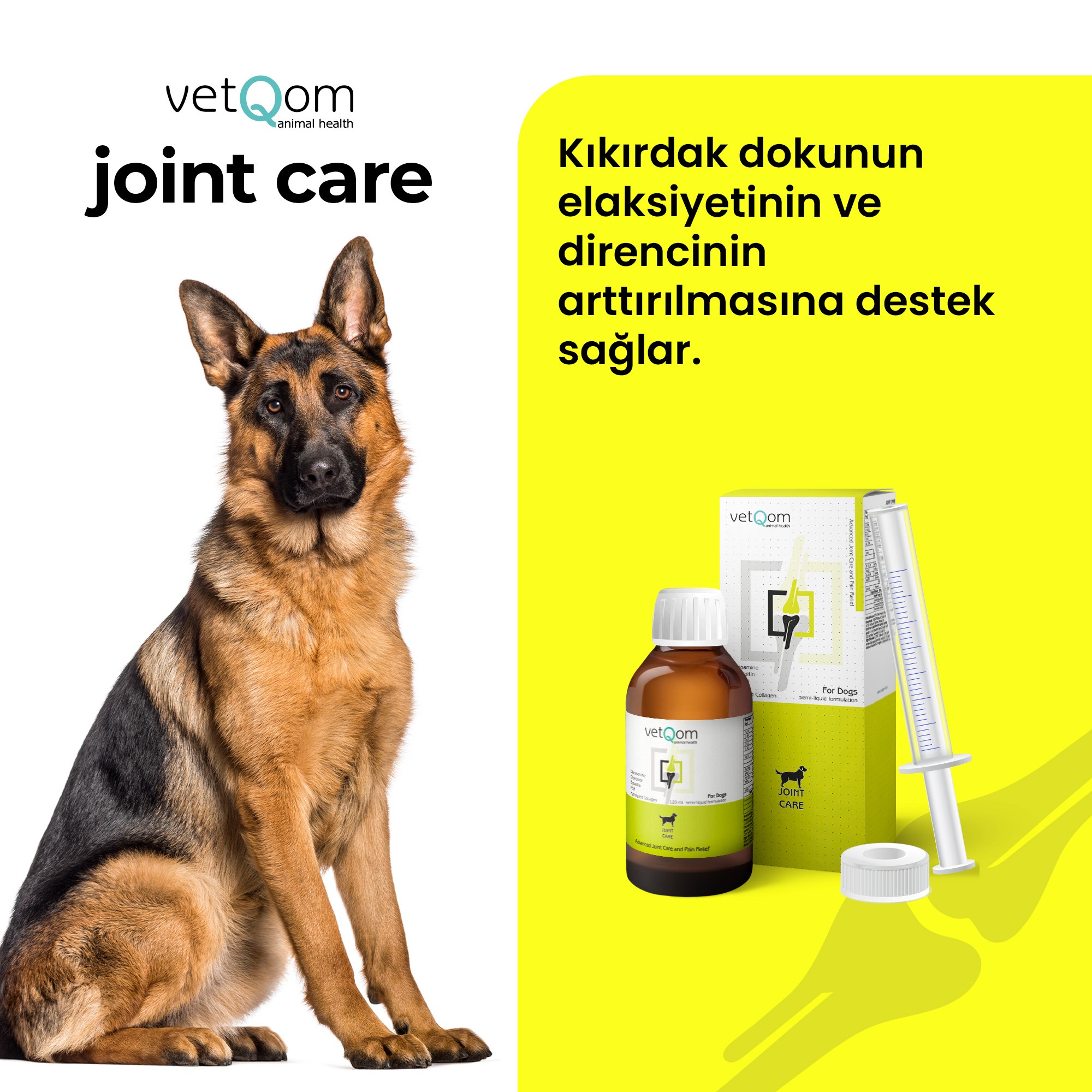 Köpek Joint Care – Eklem Sağlığı – Ağrı Yönetimi – 120 ml.