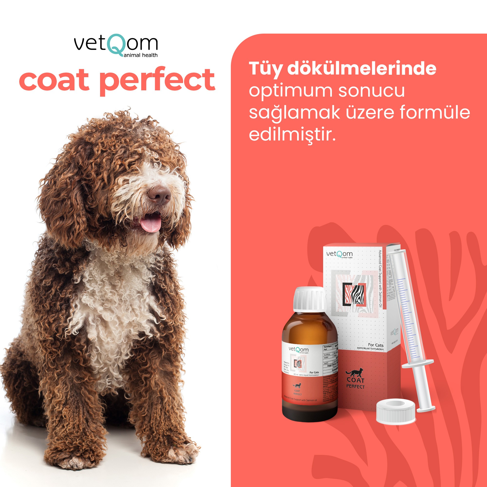 Dog Coat Perfect – Skin and Coat Health – 120 ml.