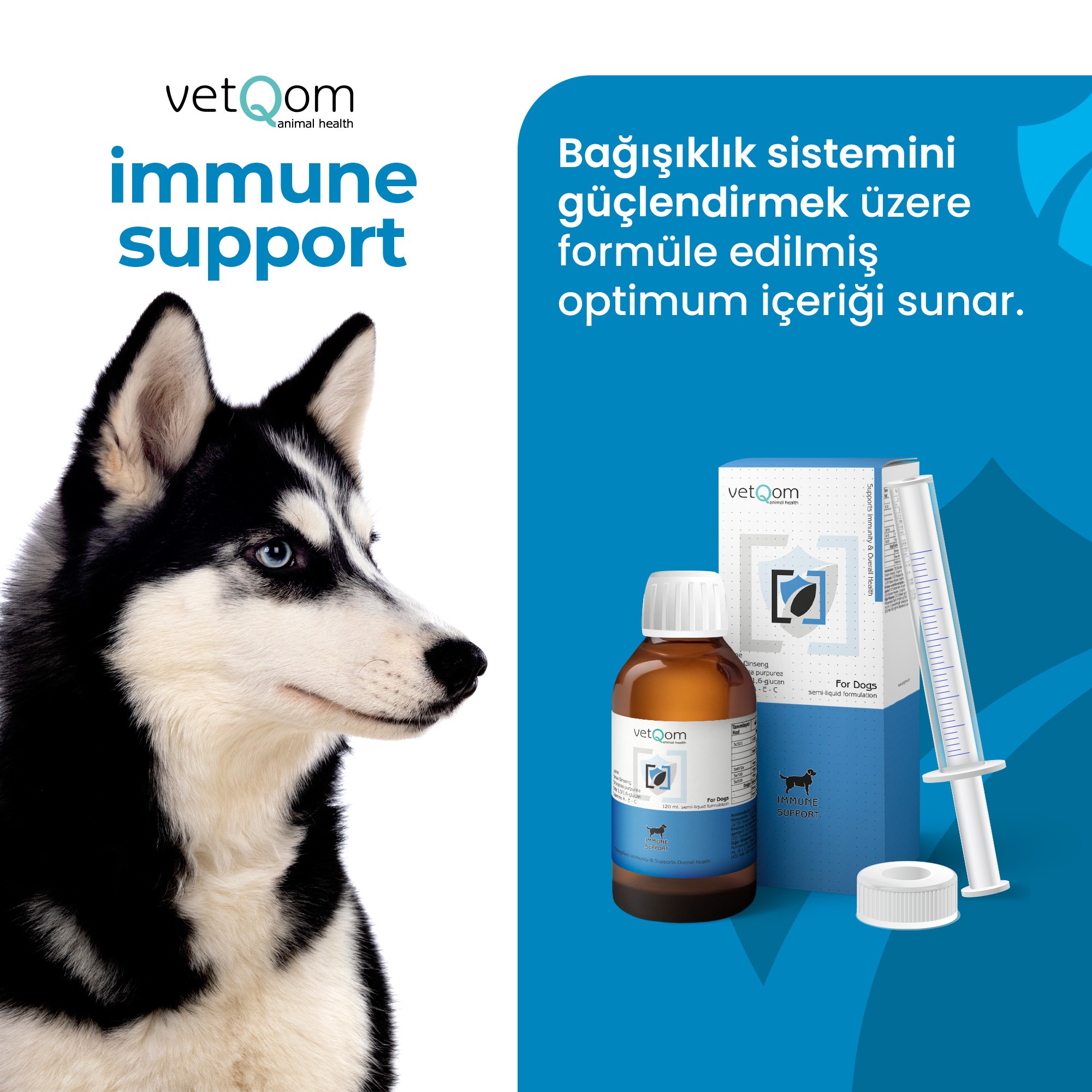 Köpek Immune Support – Bağışıklık Sistemi Desteği – 120 ml.