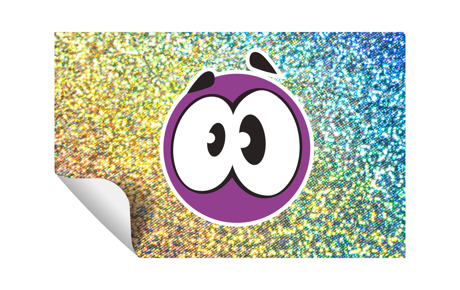 Dikdörtgen Glitter Folyo