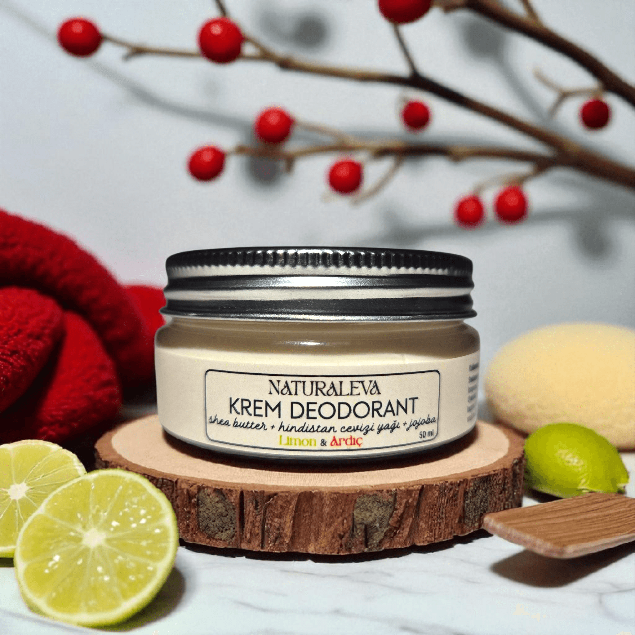Doğal Krem Deodorant Erkek (50ml) 