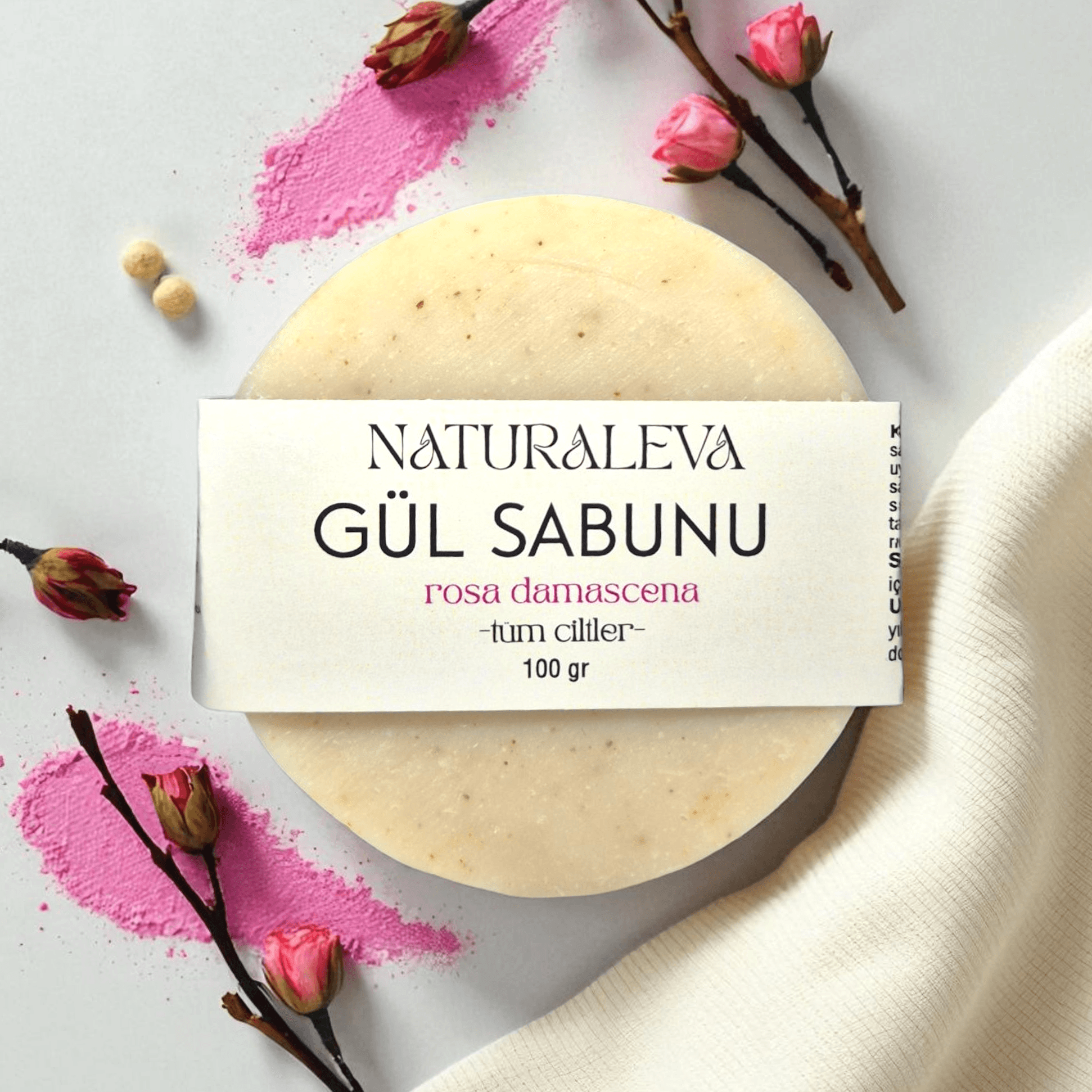 Doğal Gül Sabunu (100gr)