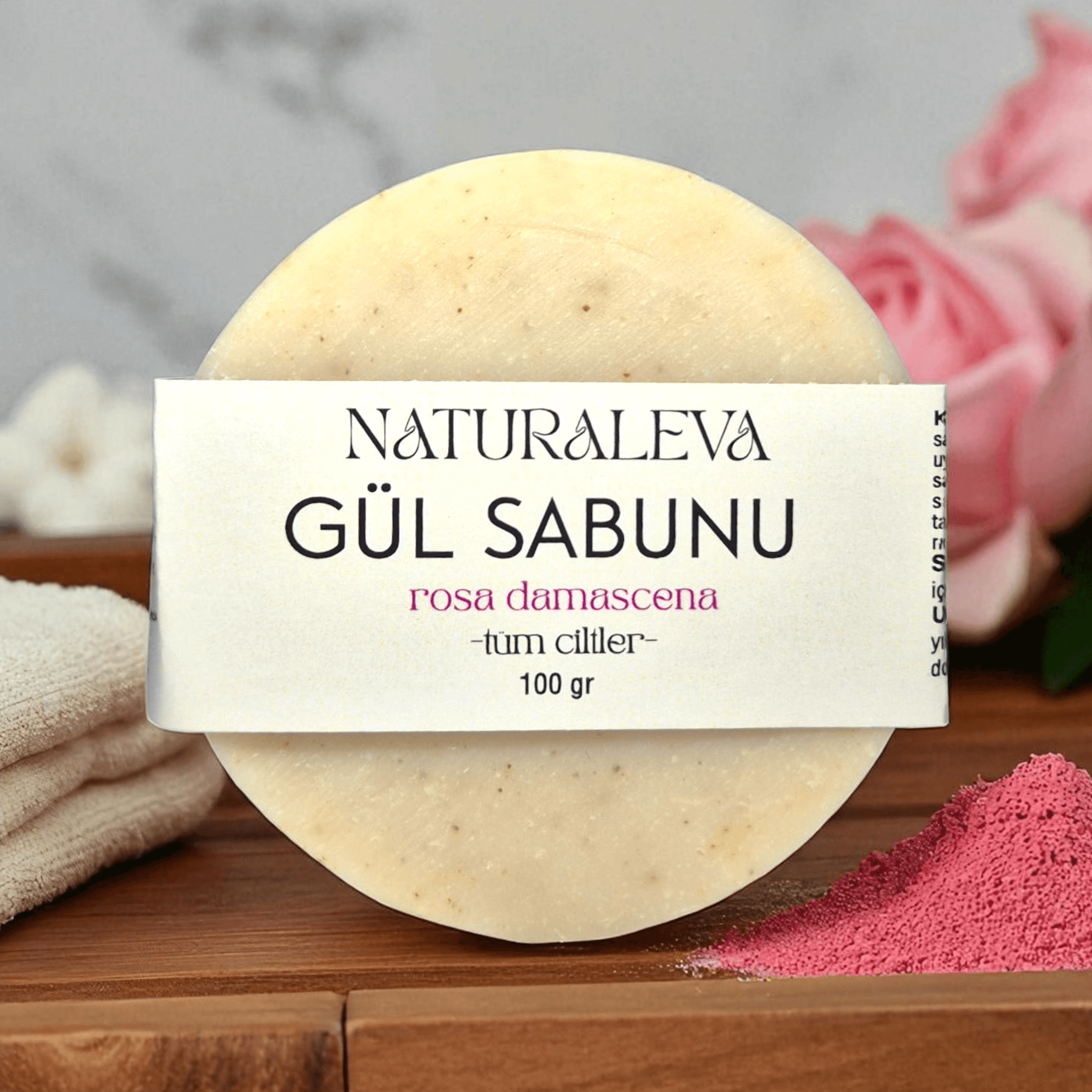 Doğal Gül Sabunu (100gr)