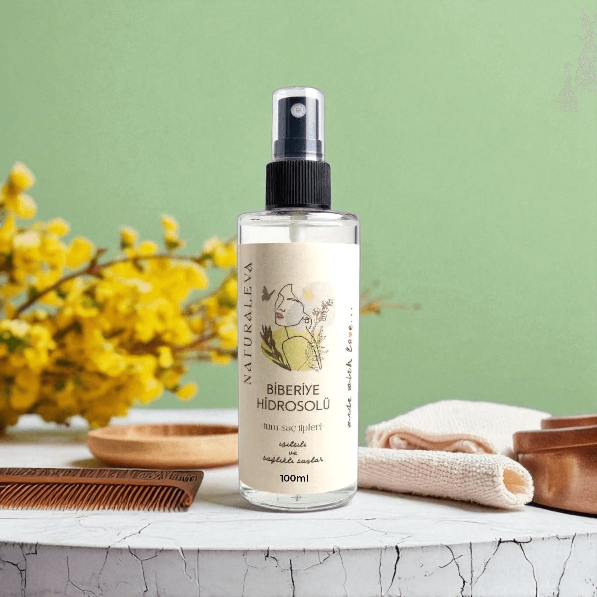Saf Biberiye Hidrosolü (100ml)
