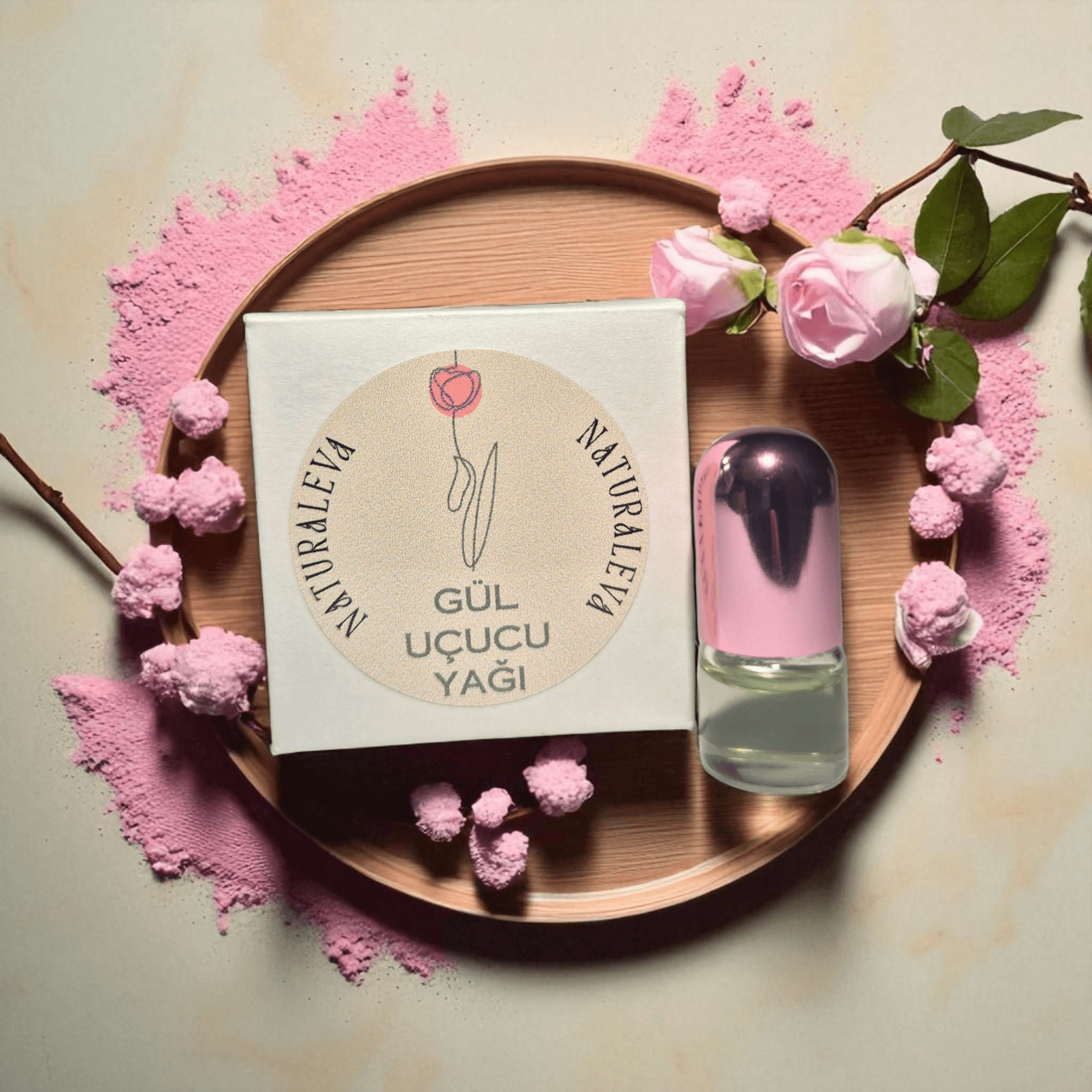 Saf Damıtma (Distile) Uçucu Gül Yağı (1ml)