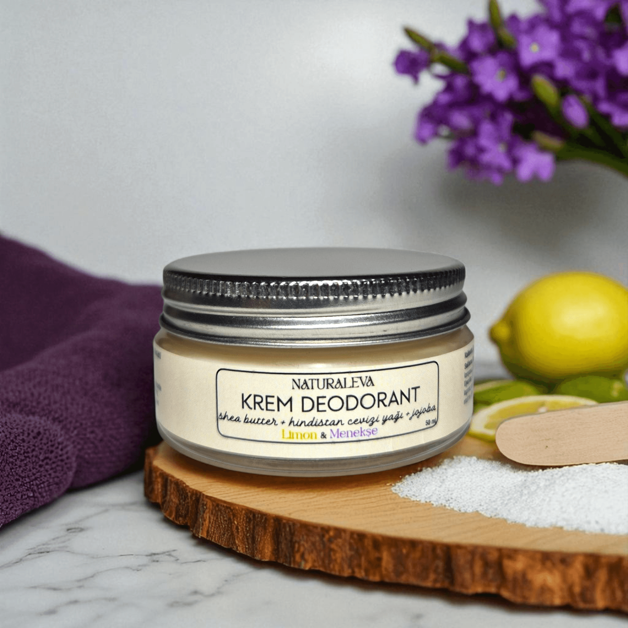 Doğal Krem Deodorant Kadın (50ml) 