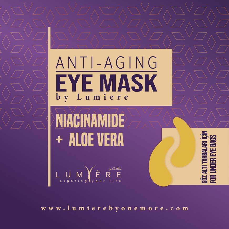 One More Lumiere Anti-Aging Eye Mask (3 Adet Maske)