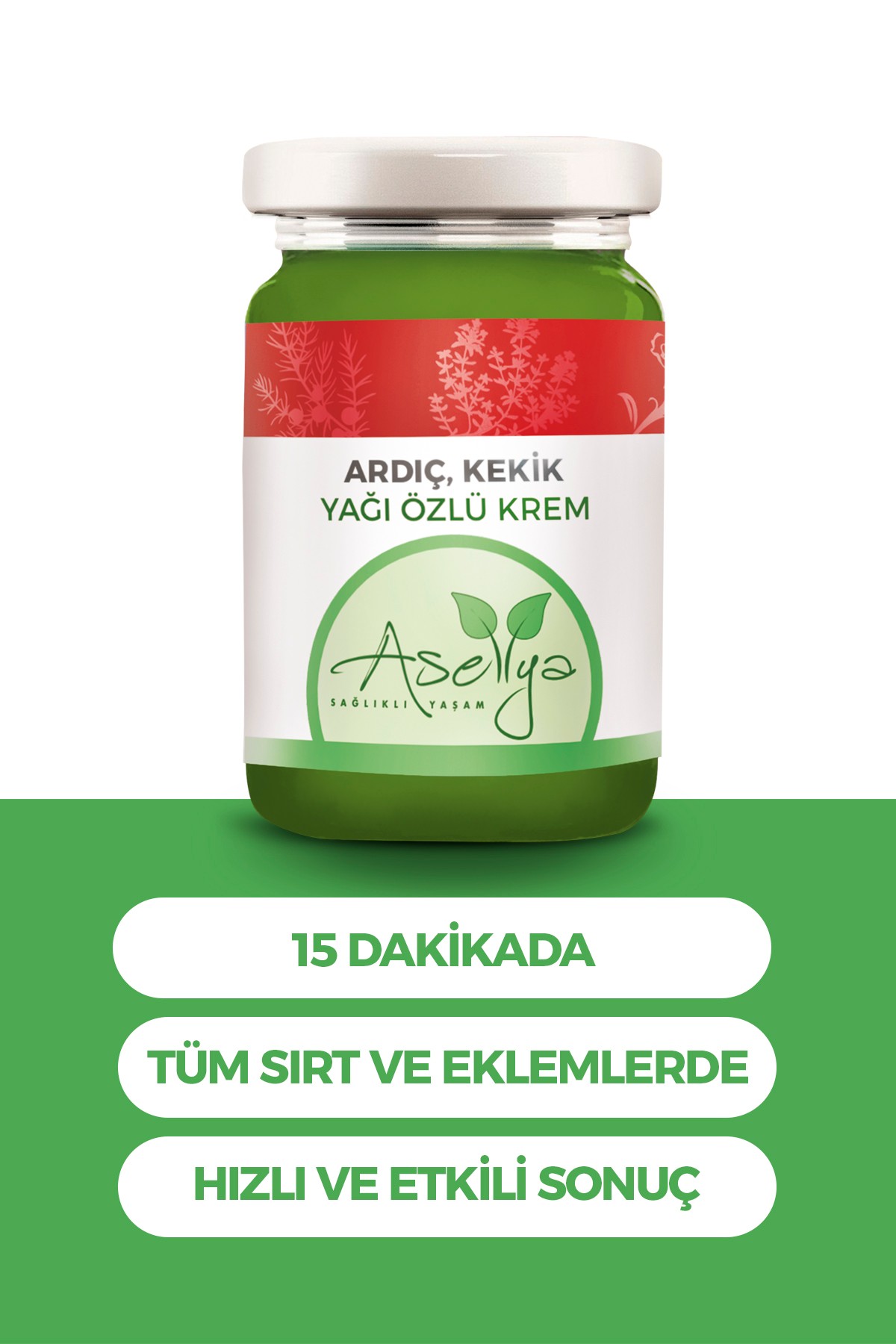 Aselya Ardıç ve Kekik Özlü Masaj Kremi 100ml