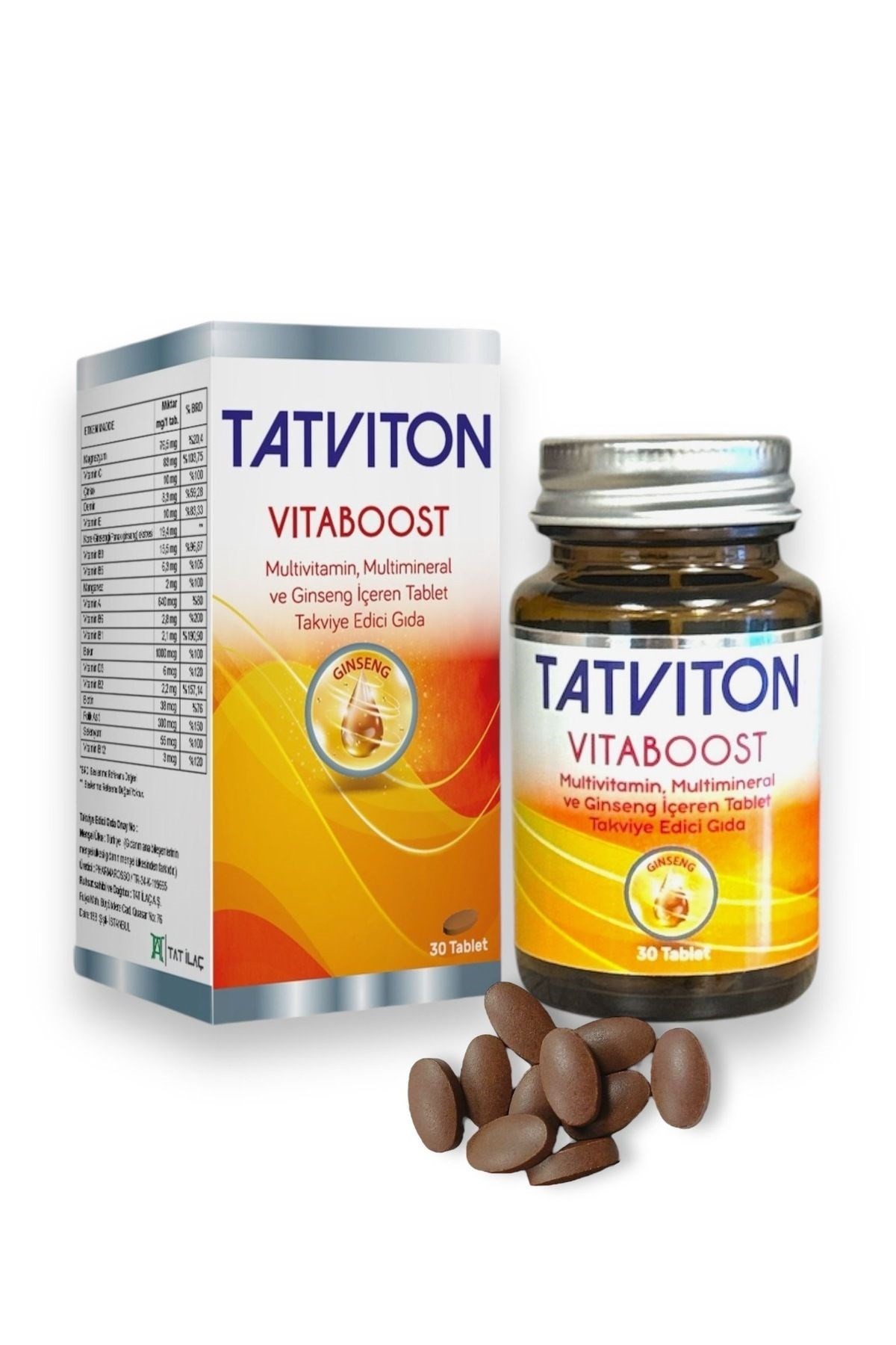 TATVİTON VİTABOOST MULTİVİTAMİN 30 TABLET 