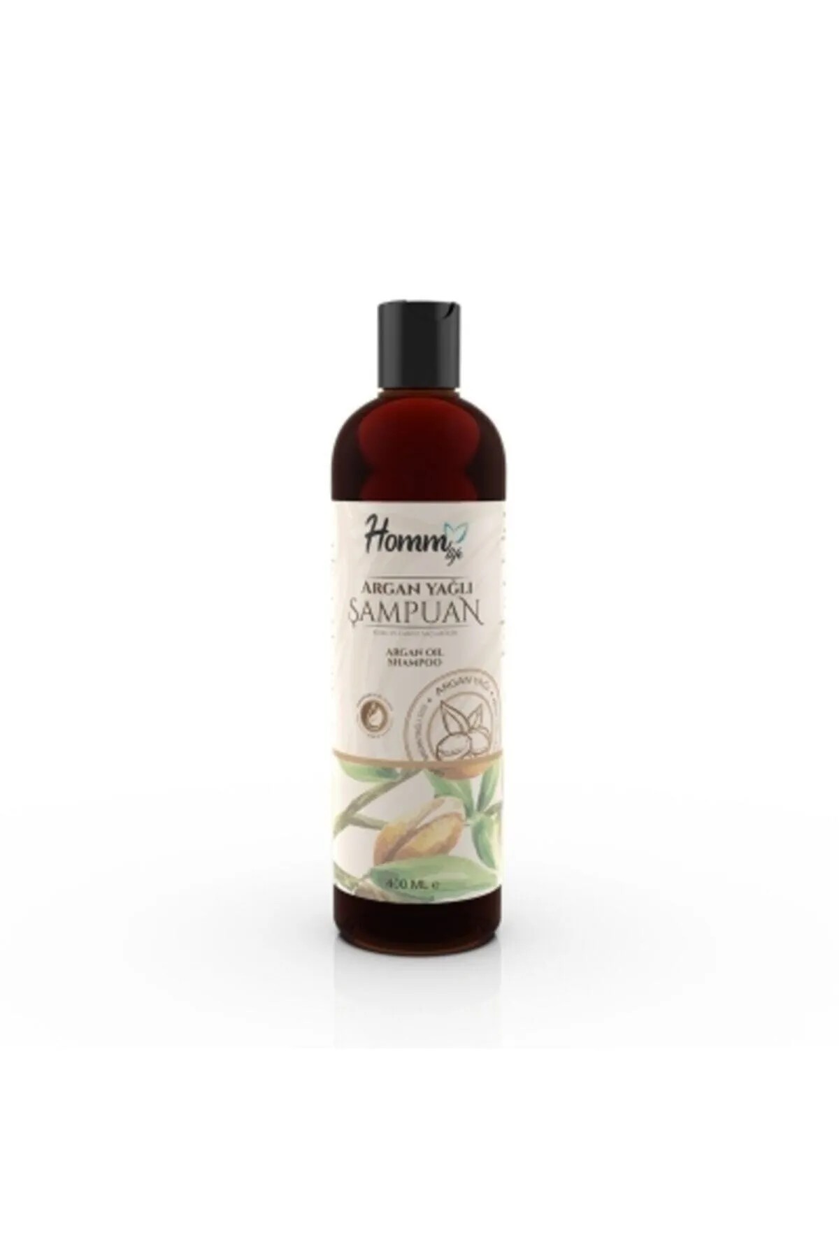 HOMM Life Argan Yağlı Şampuan - 400 ml | Nemlendirici ve Onarıcı Saç Bakımı