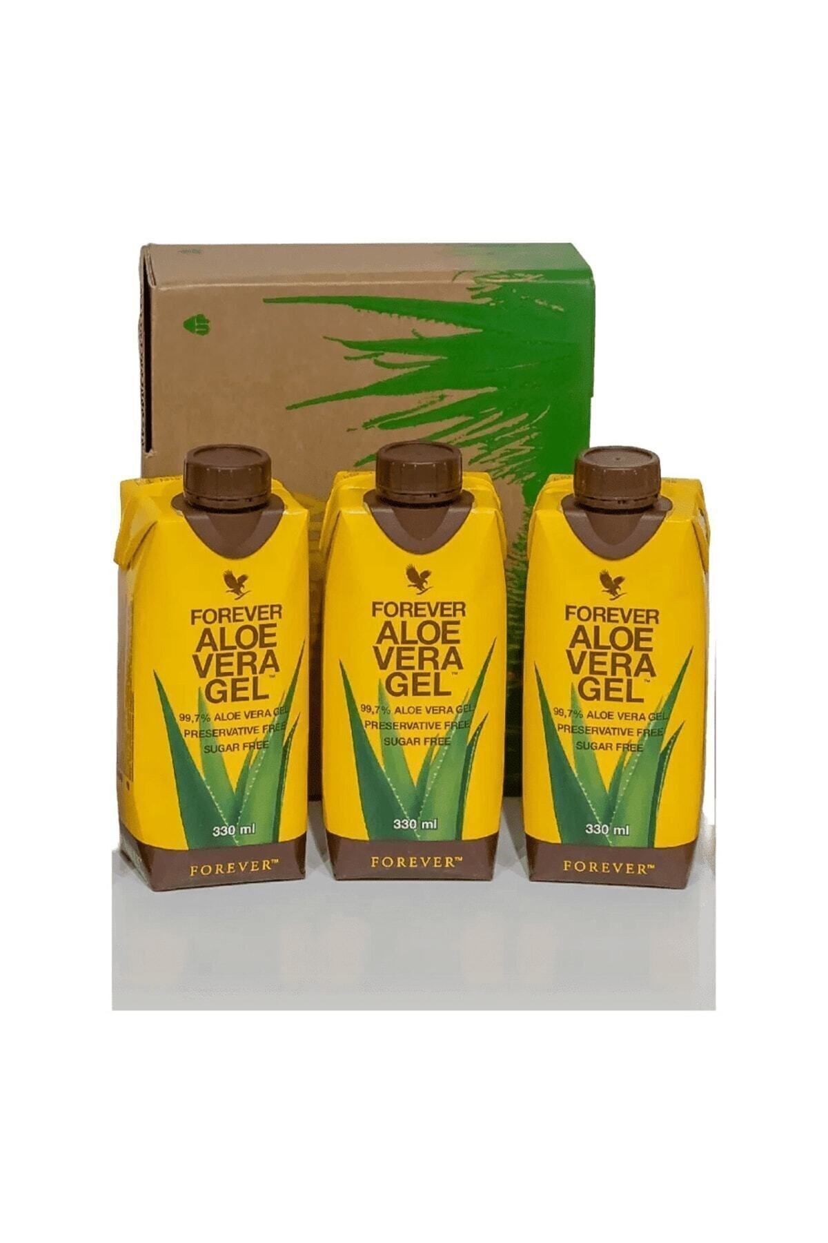 Aloe Vera Özlü Aloe Vera Gel 3’lü Paket Içecek Aloe Veralı Jel