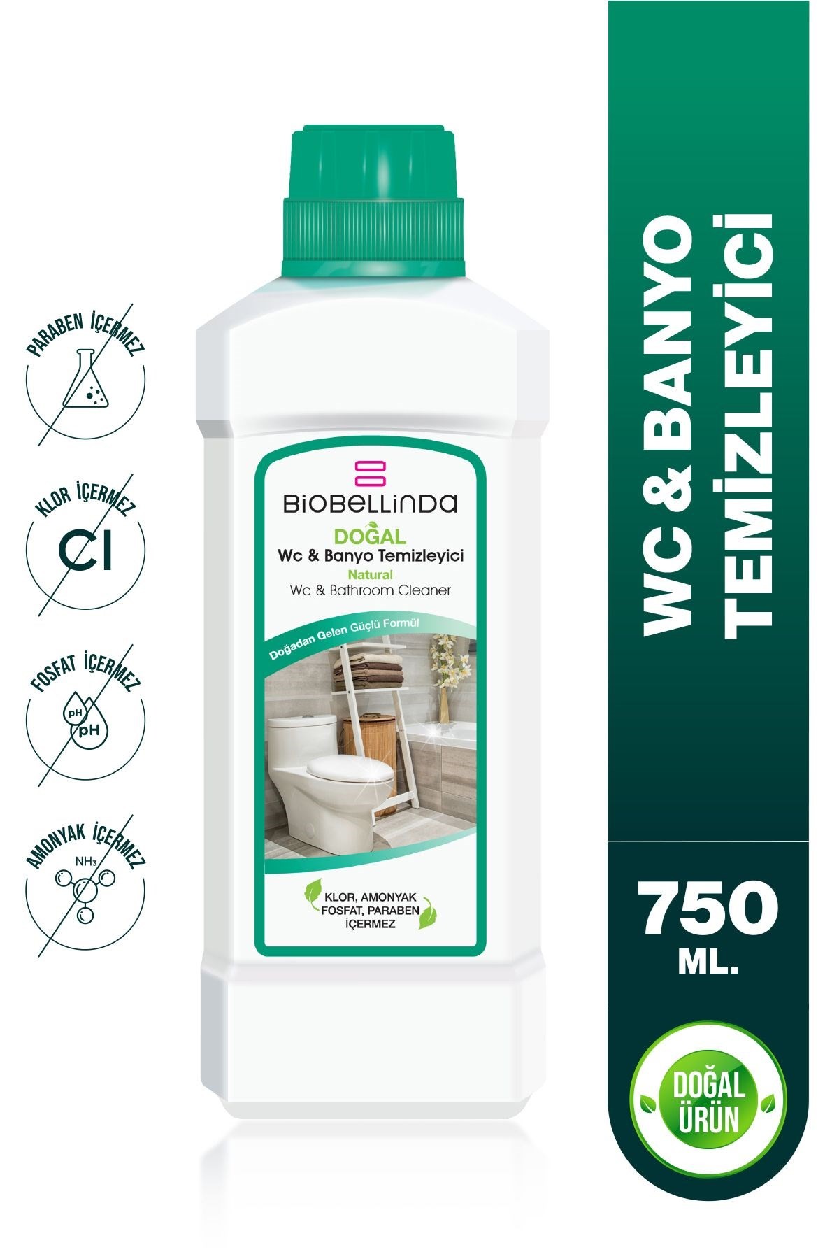 BİOBELLİNDA WC & BANYO TEMİZLEYİCİ 750 ML