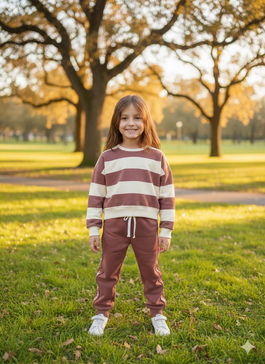 LA'CİEL PARİS ÇİZGİLİ EŞOFMAN UNISEX TAKIMI