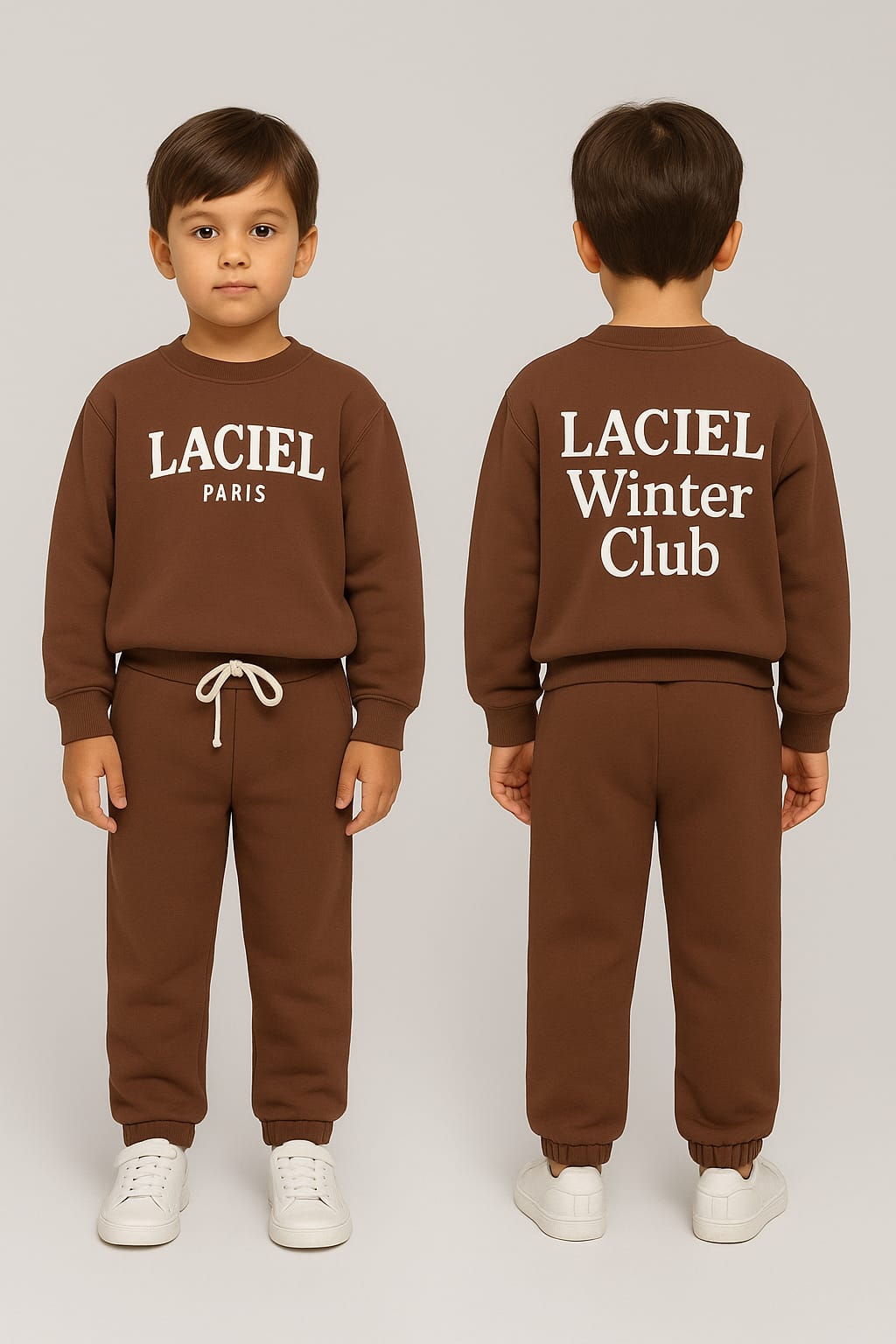 LA'CİEL PARİS WINTER CLUB UNISEX TAKIM KAHVERENGİ