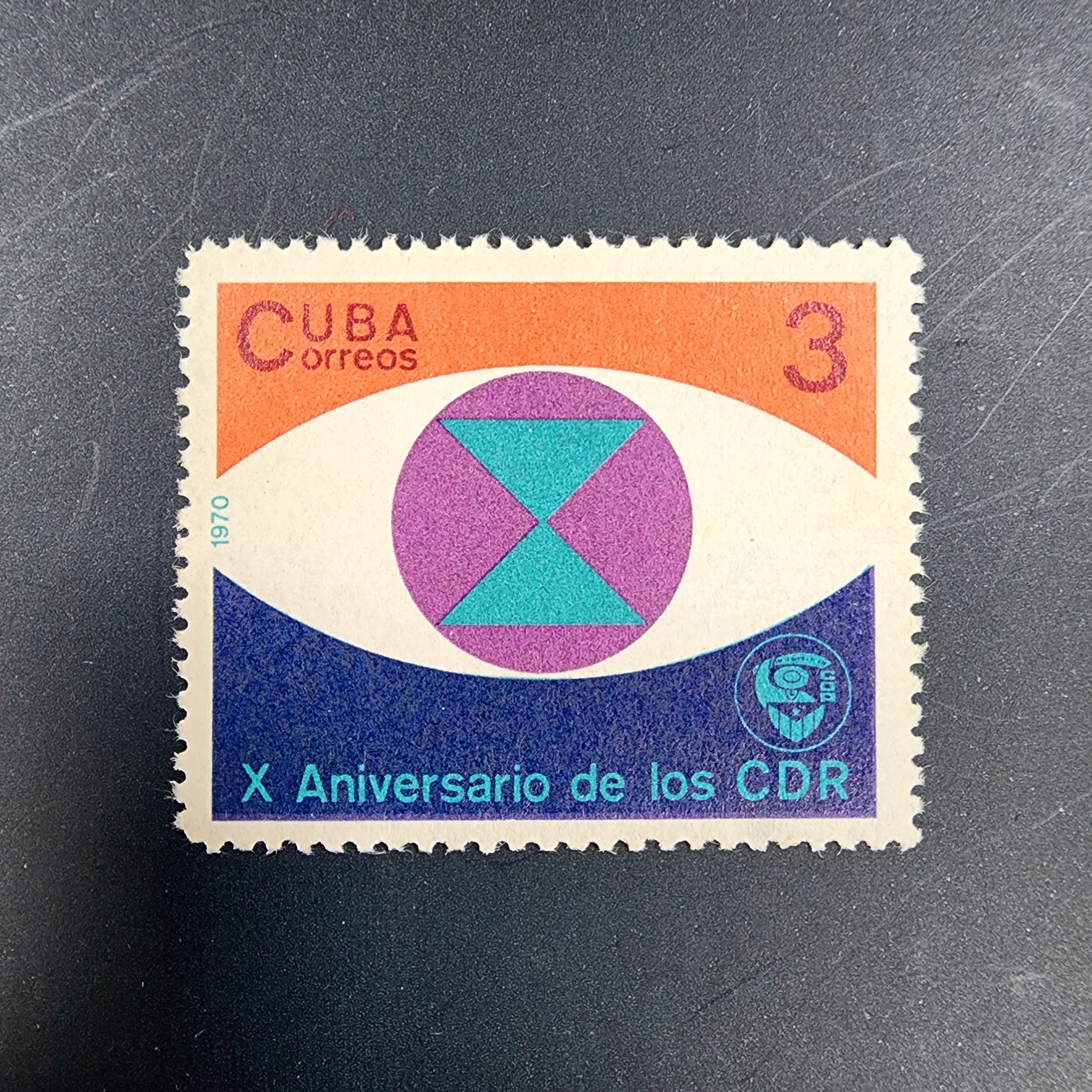 Küba, 1970, Devrim Savunma Komiteleri'nin 10. Yıldönümü [Mi.Nr:CU 1627]