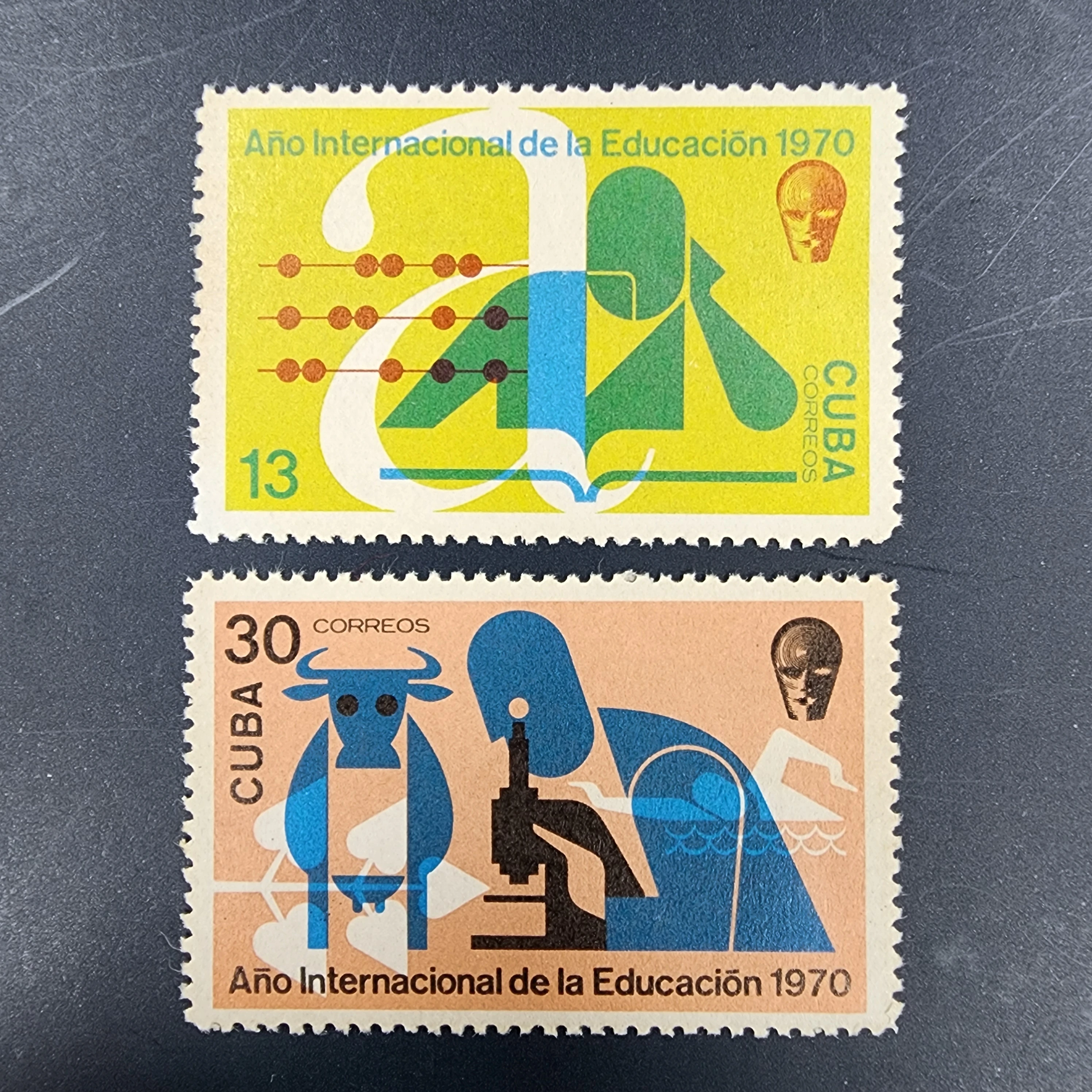 Küba, 1970, Uluslararası Eğitim Yılı [Mi.Nr:CU 1642-1643]