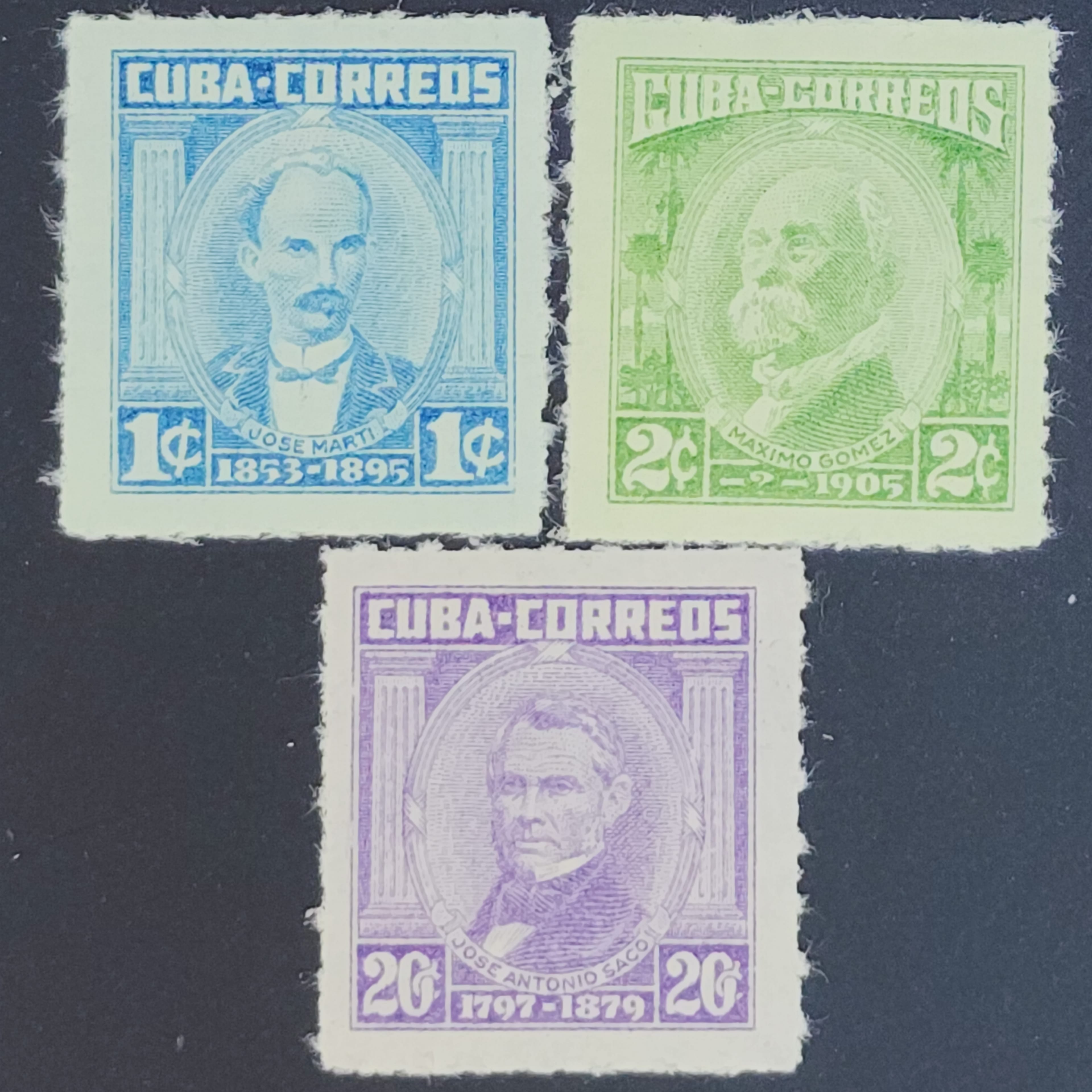 Küba, 1969, Vatanseverler [Mi.Nr:CU 1505/1507]