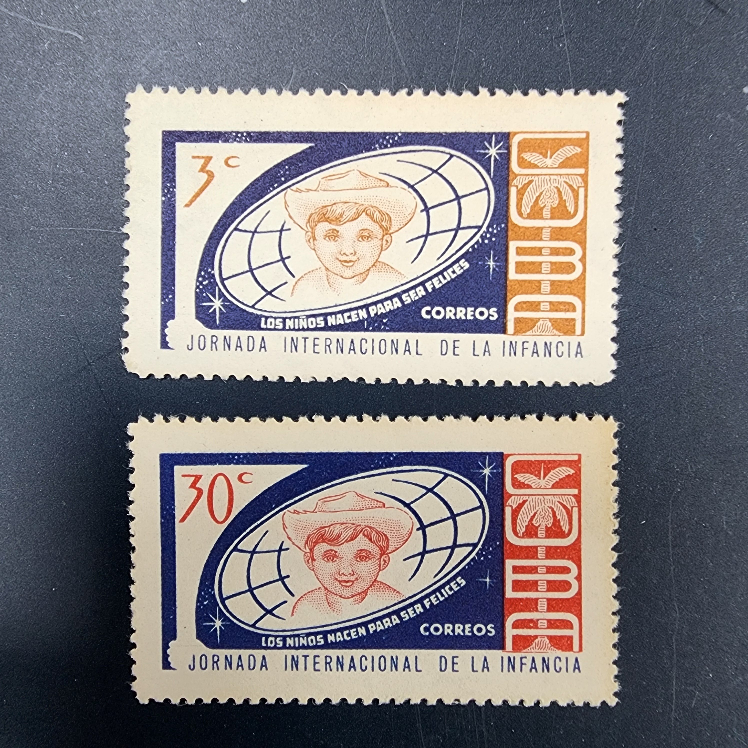 Küba, 1963, Uluslararası Çocuk Günü [Mi.Nr:CU 847/848]