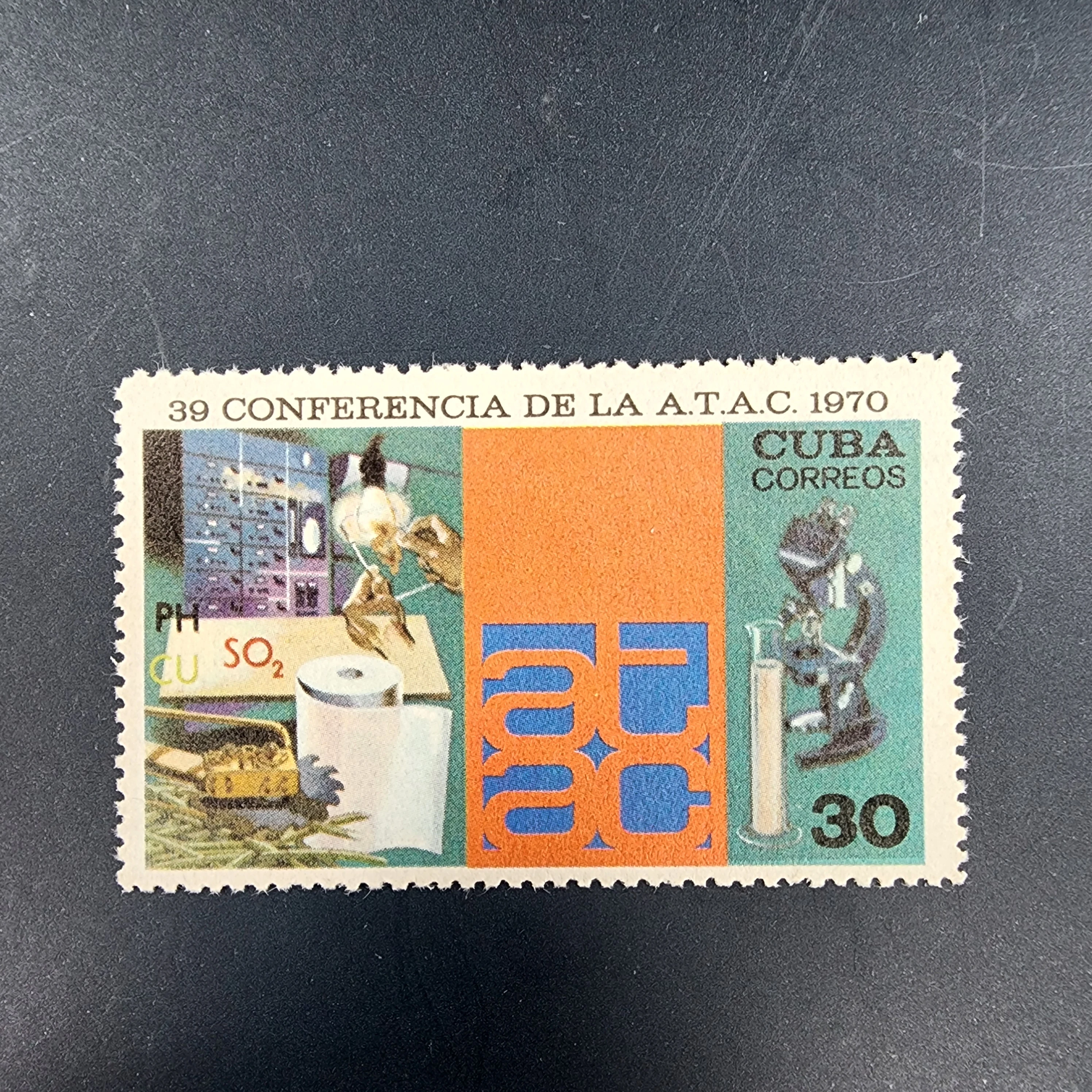 Küba, 1970, 39. A.T.A.C. - Şeker Teknisyenleri Dernekleri Konferansı [Mi.Nr:CU 1628]