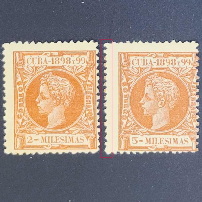 Küba, 1898, Kral XIII. Alfonso - Erörlü [Mi.Nr:ES-CU 113-116]